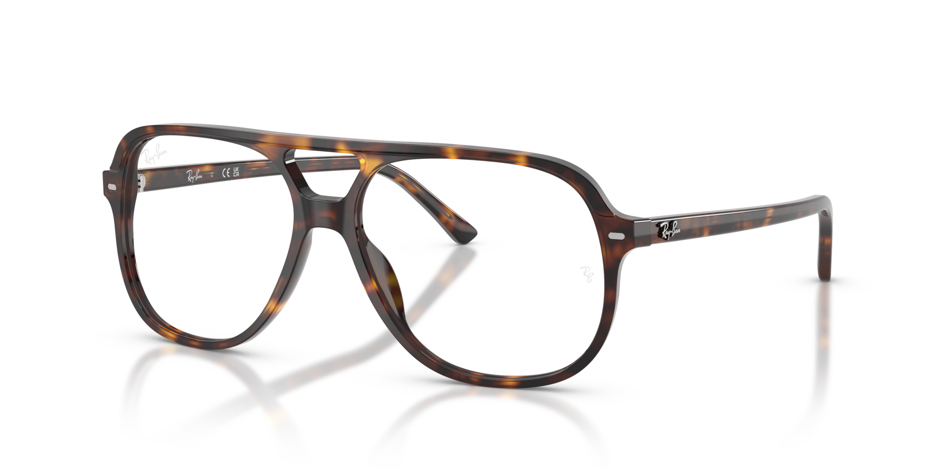 RB5698 Havana AcetaatEyeglass Frames van B24, Hoekweergave