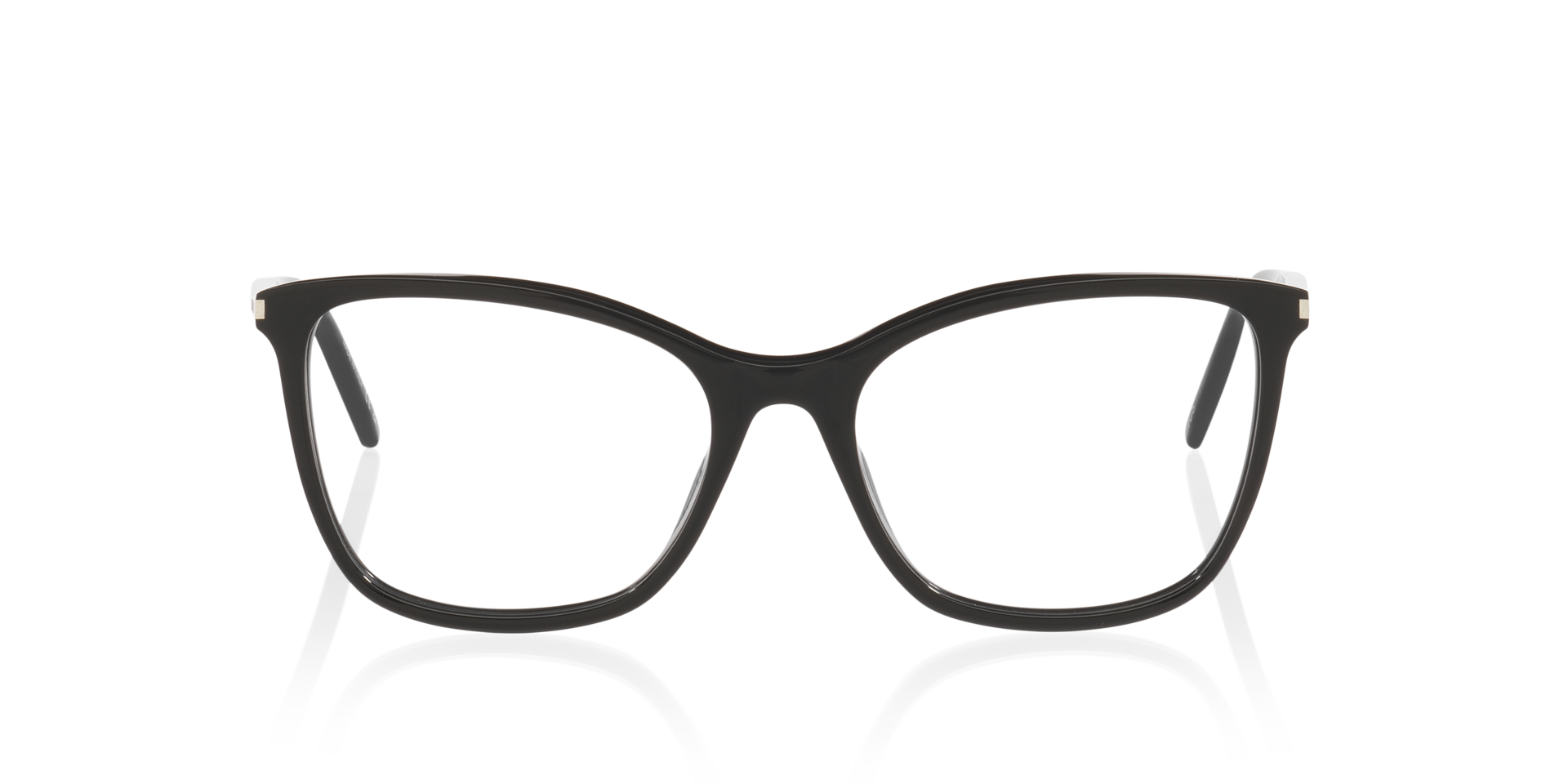 SL835 Schwarz AcetatEyeglass Frames von B24, Vorderansicht