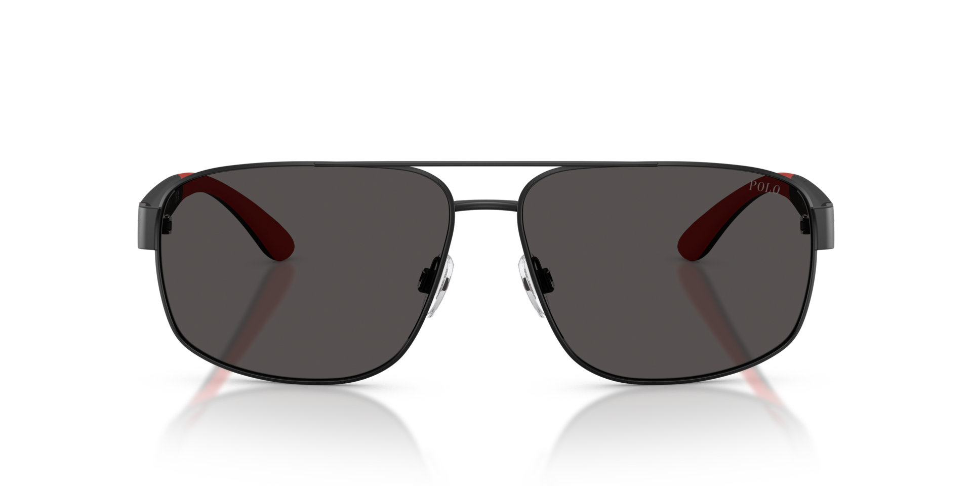 PH3112 Matzwart MetaalSunglass Frames van B24, Vooraanzicht