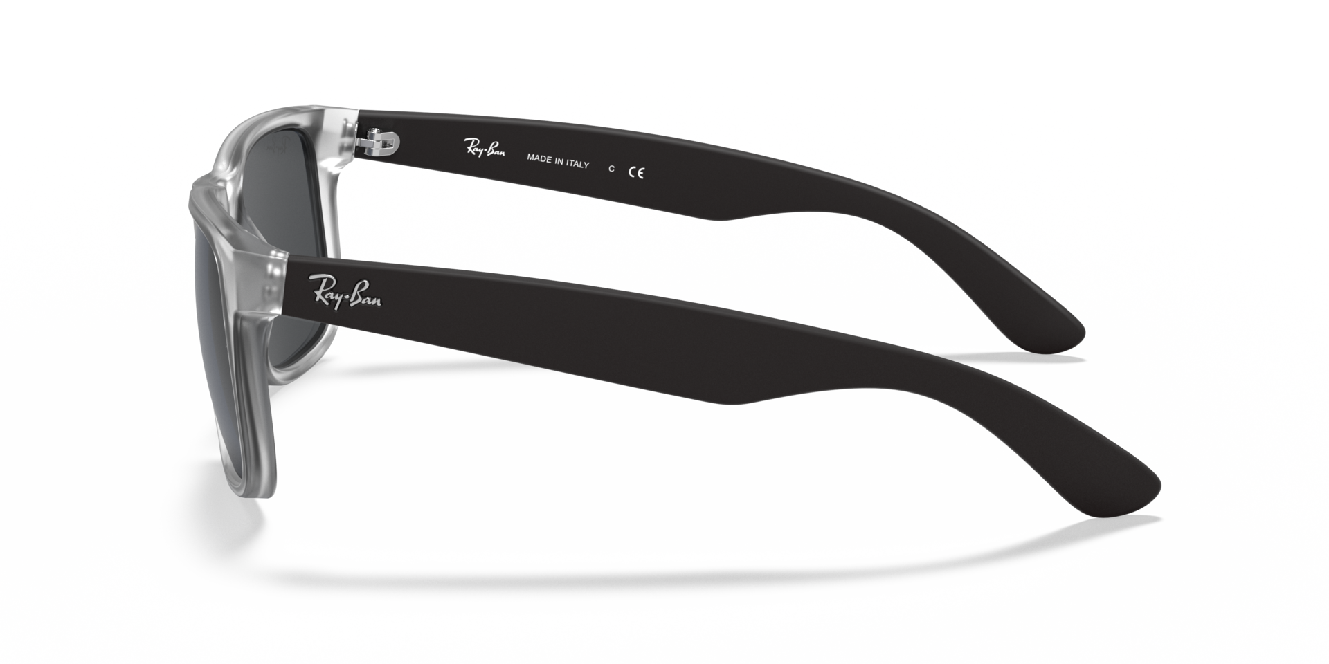 RB4165 Transparant KunststofSunglass Frames van B24, Zijaanzicht
