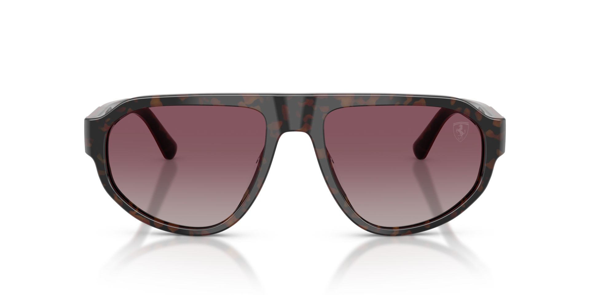 FZ6027U Burgundy Havana AcetaatSunglass Frames van B24, Vooraanzicht