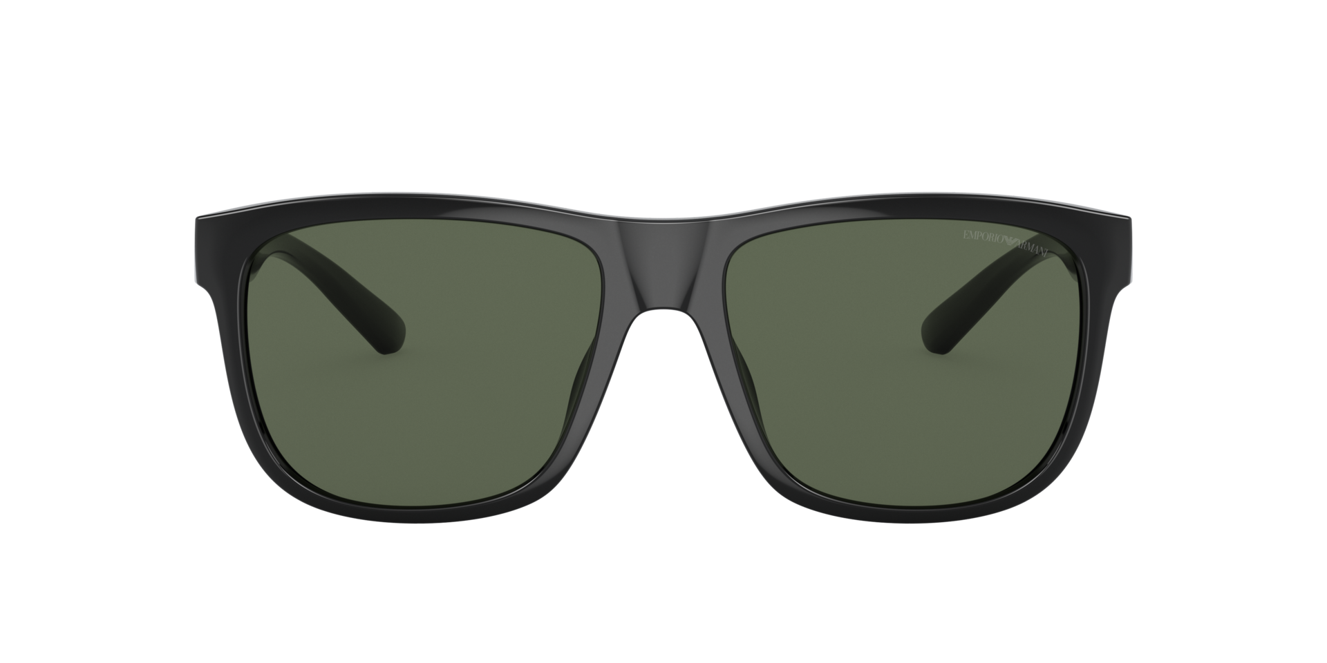 EA4182U Glanzend zwart KunststofSunglass Frames van B24, met getinte lenzen