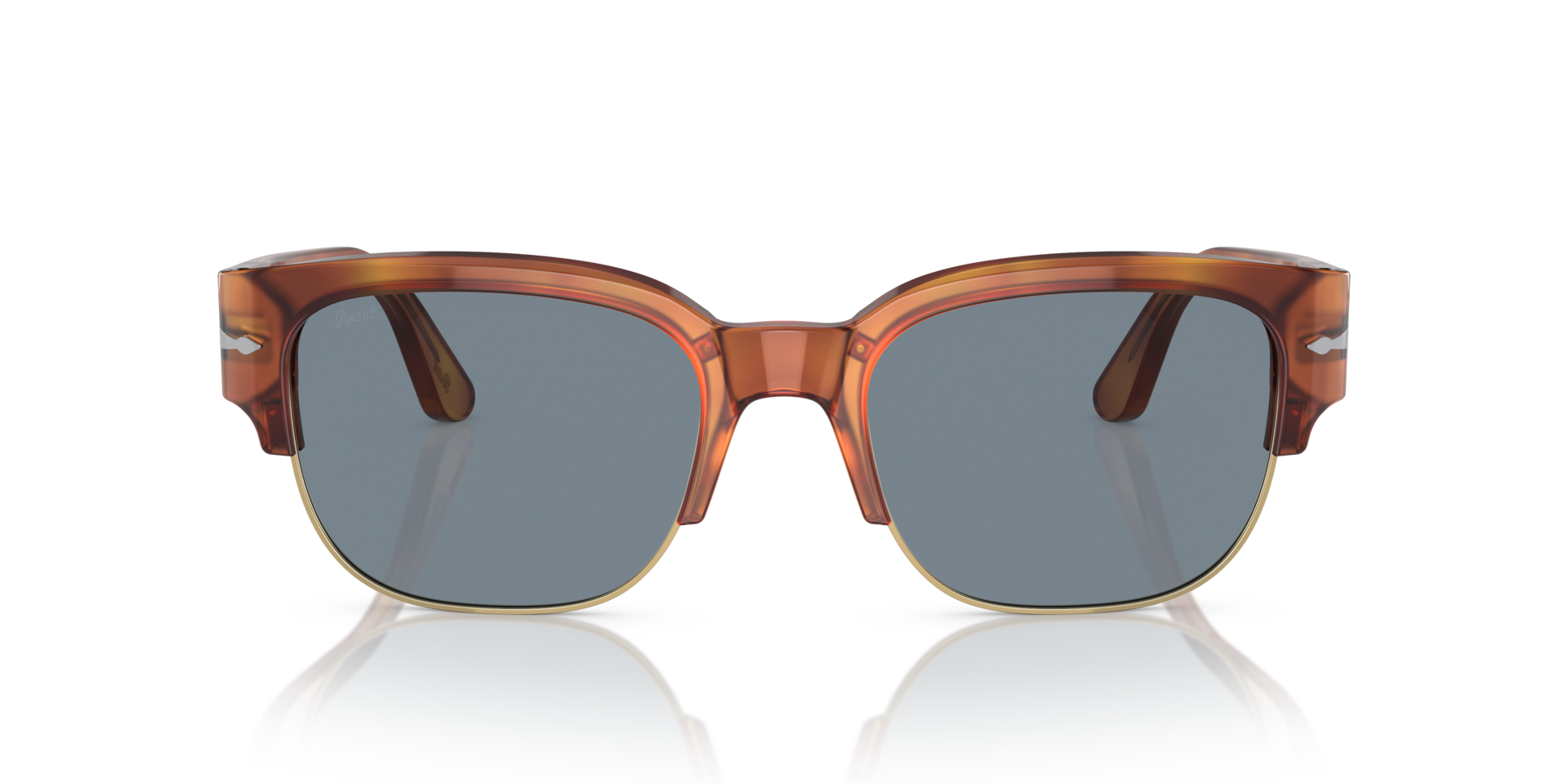 PO3319S Terra Di Siena AcetatSunglass Frames von B24, Vorderansicht
