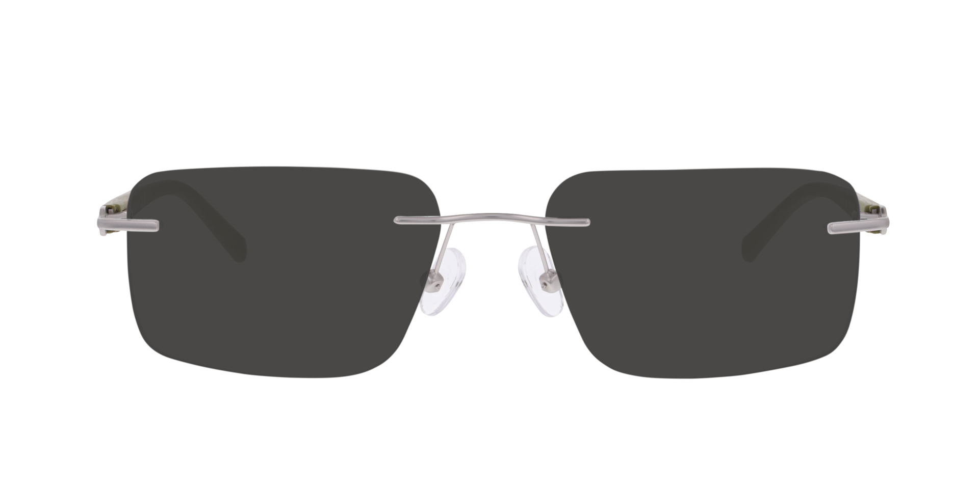 Halden Matte Silver MetallEyeglass Frames von B24, mit getönten Gläsern