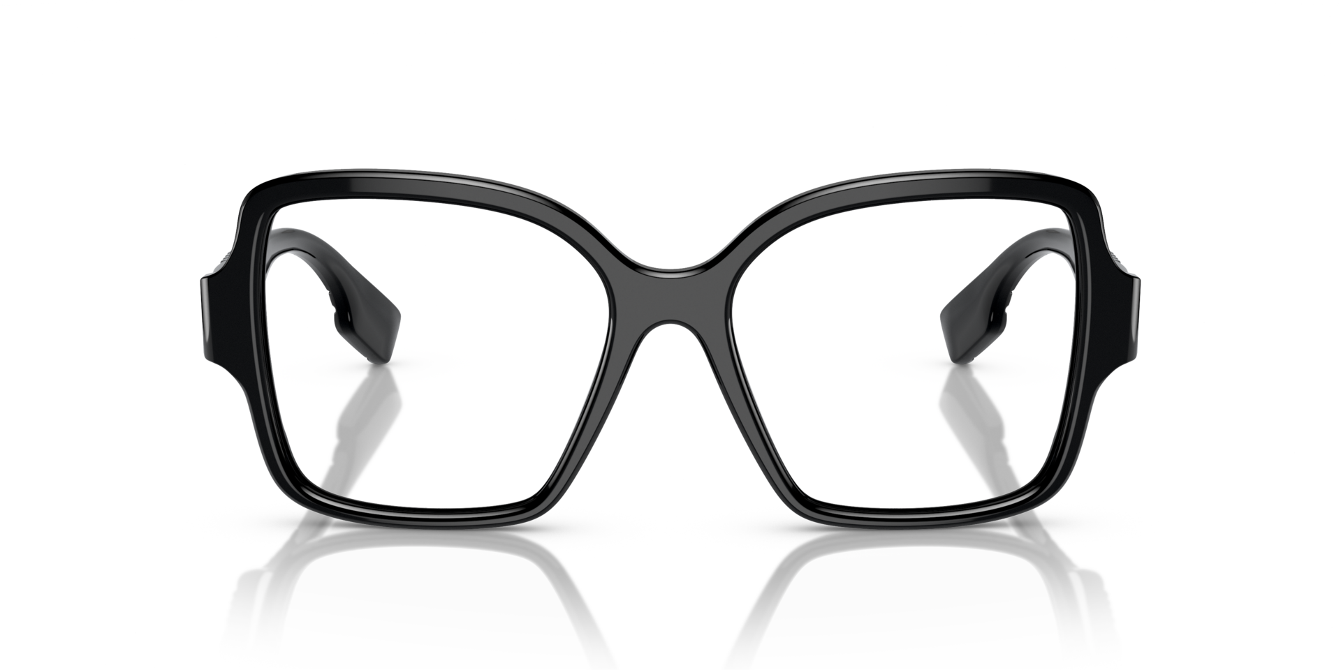 BE2374 Schwarz AcetatEyeglass Frames von B24, Vorderansicht