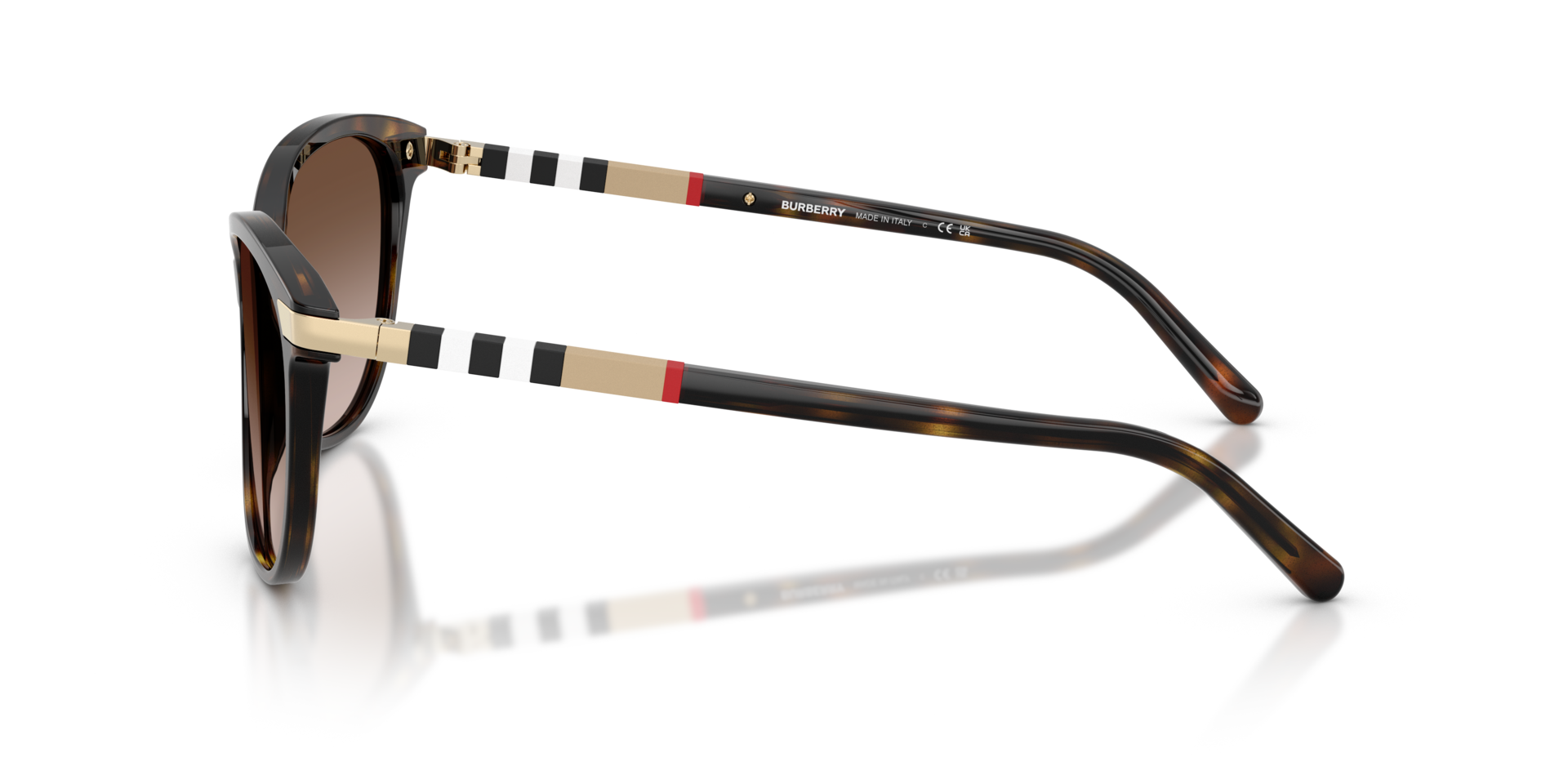 BE4216 Dunkelhavana AcetatSunglass Frames von B24, Seitenansicht
