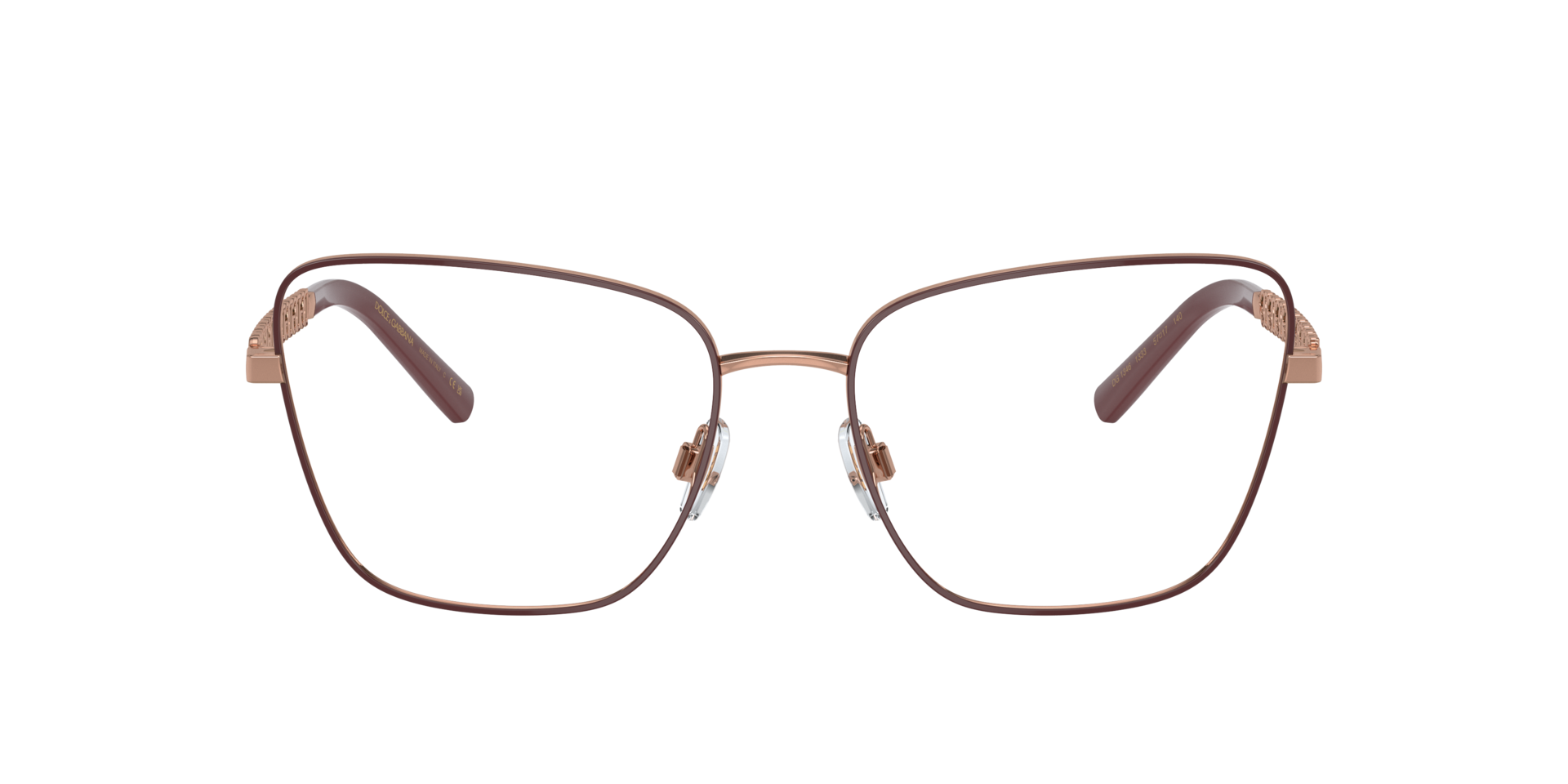 Pink Gold/Matte Bordeaux DG1346 -  Metal Brillen