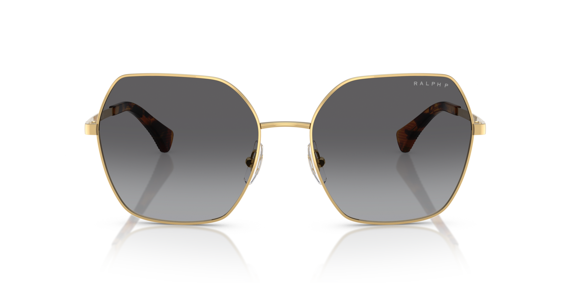 RA4138 Glanzend goud MetaalSunglass Frames van B24, Vooraanzicht