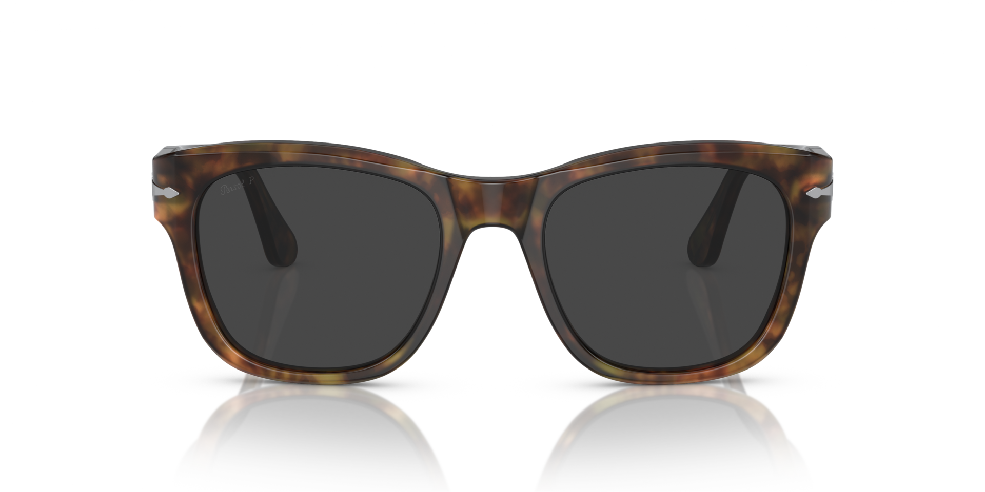 PO3313S Caffe AcetaatSunglass Frames van B24, Vooraanzicht