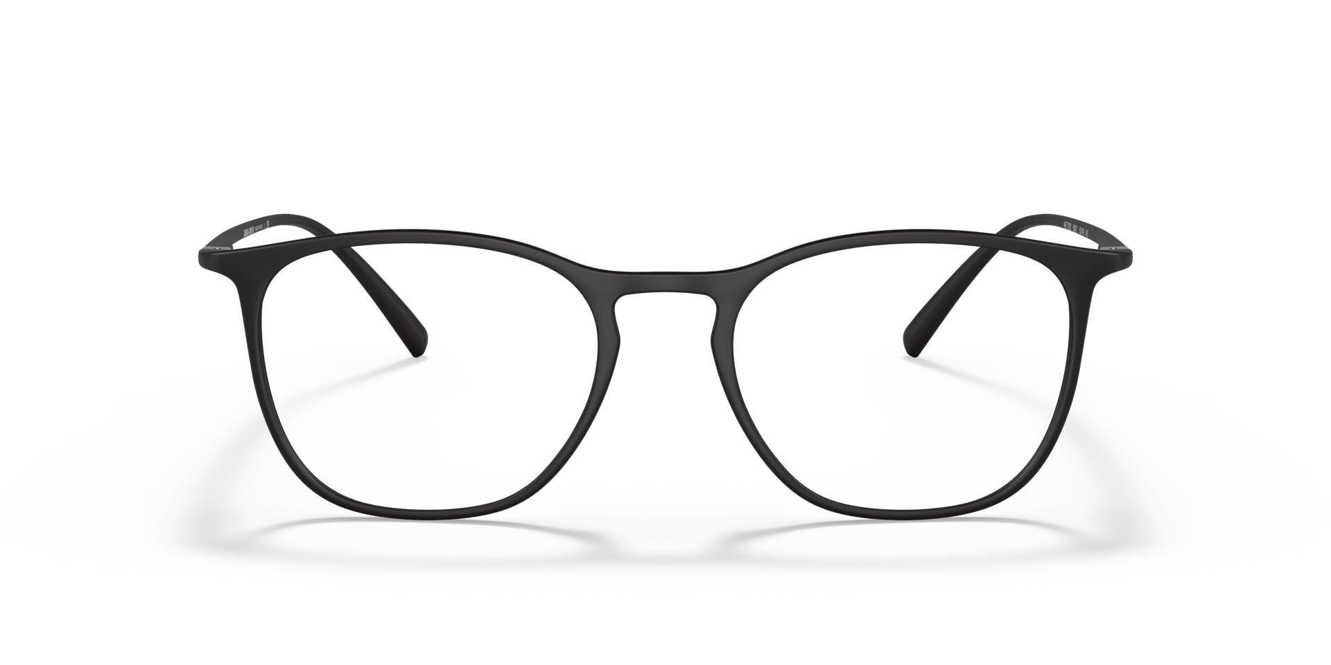 AR7202 Matzwart KunststofEyeglass Frames van B24, Vooraanzicht