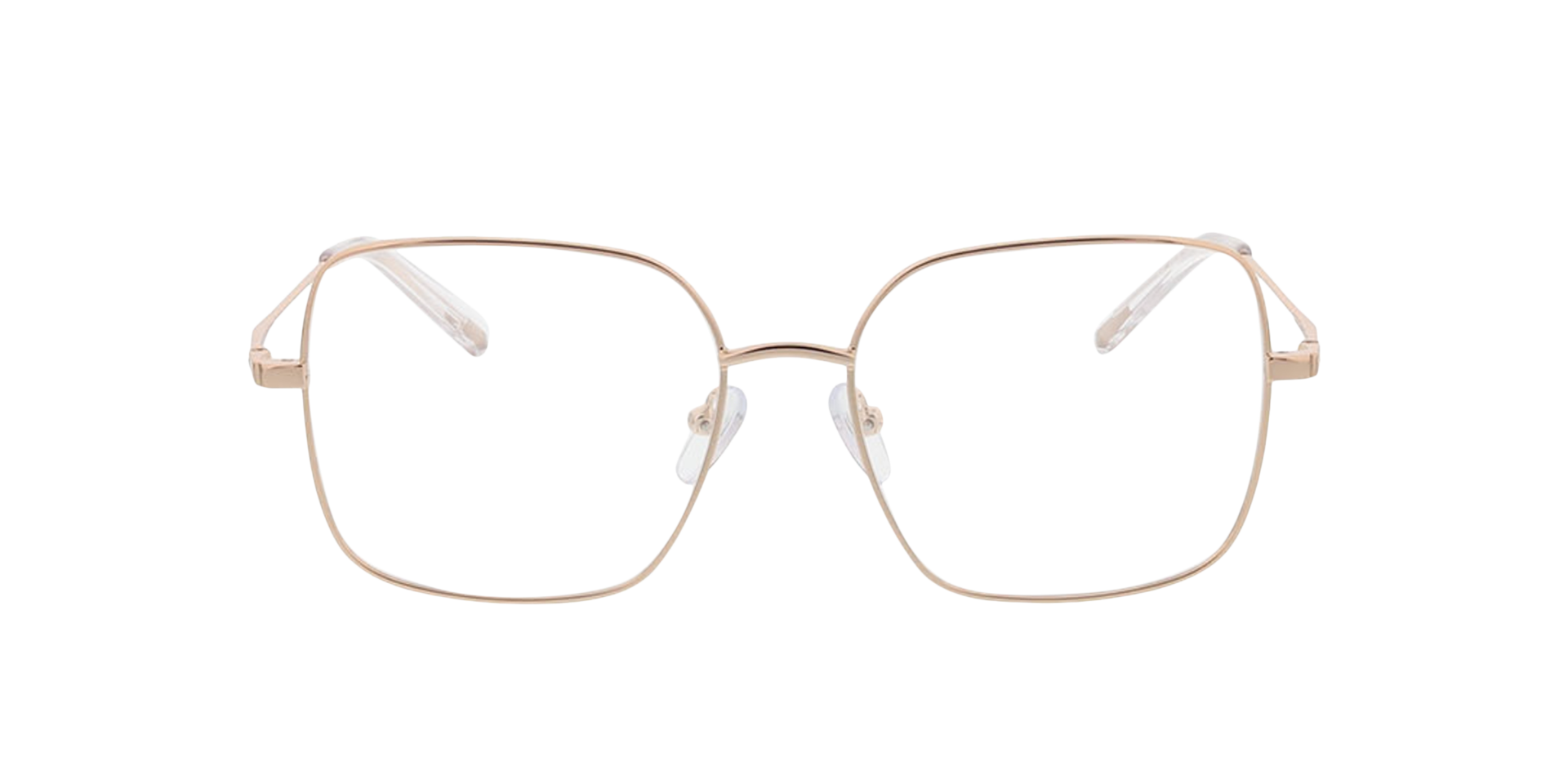 Carrie Roségold MetallEyeglass Frames von B24, Vorderansicht