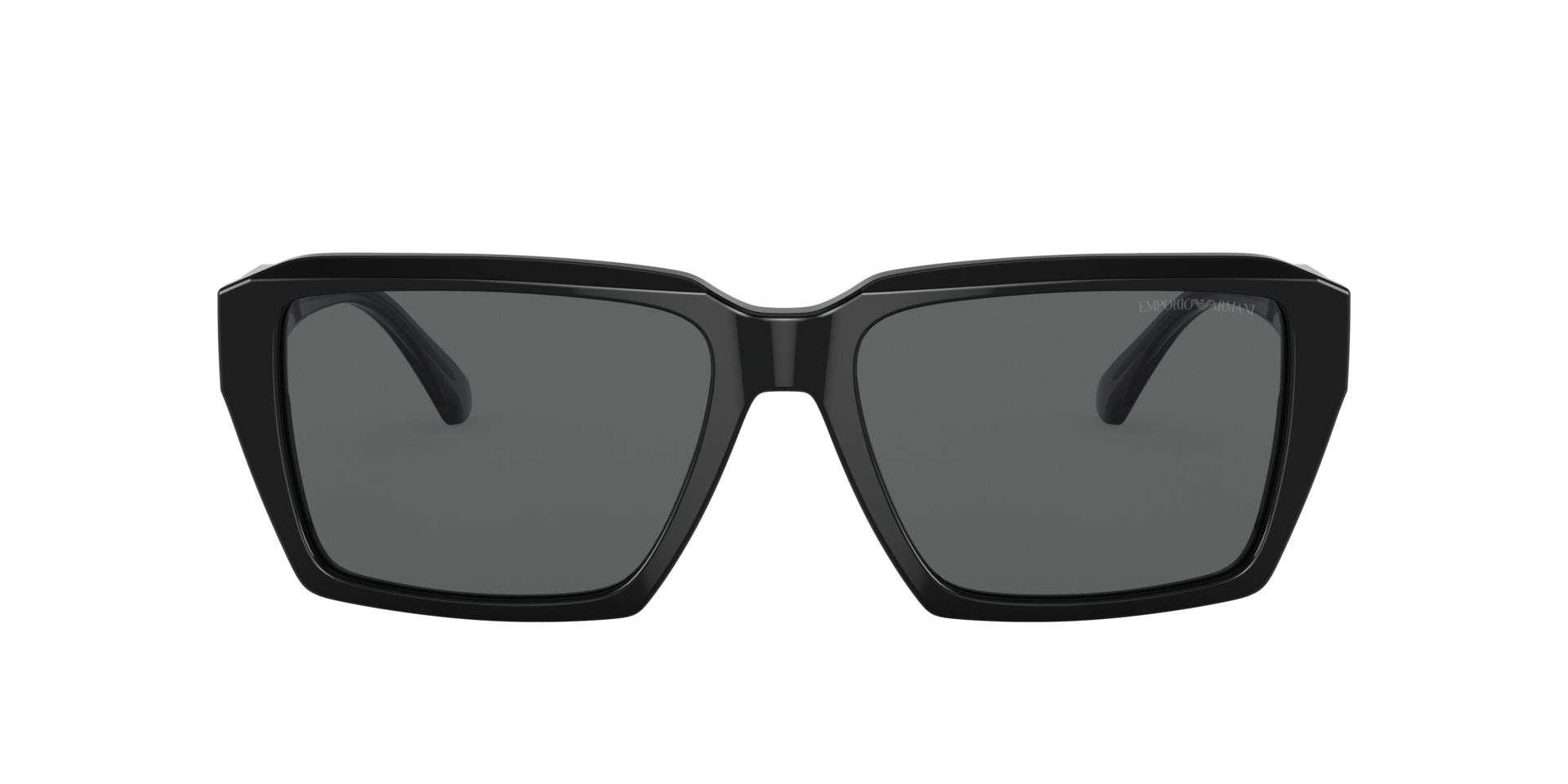 EA4186 Glanzend zwart AcetaatSunglass Frames van B24, met getinte lenzen
