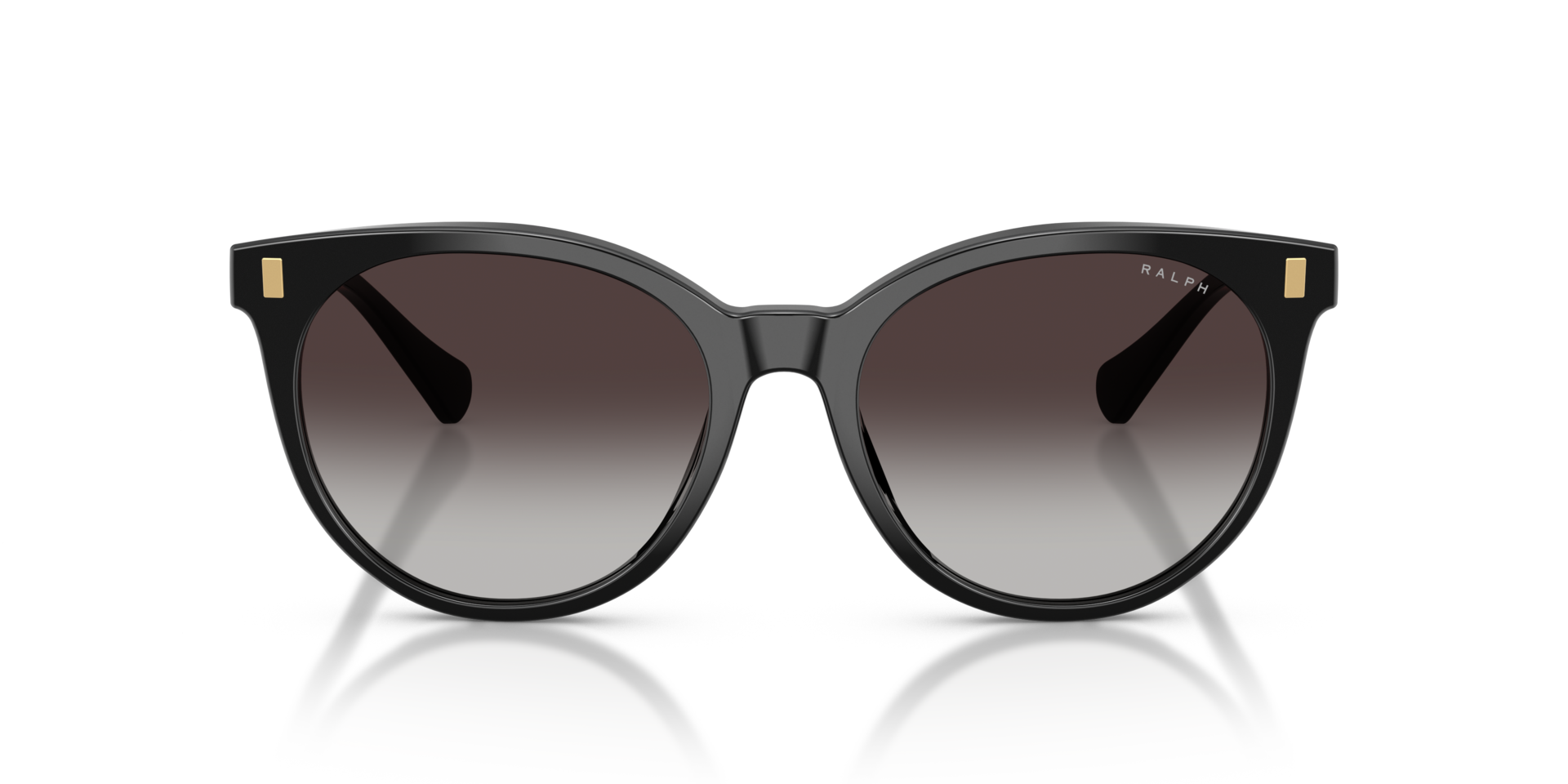 RA5331U Glanzend zwart AcetaatSunglass Frames van B24, Vooraanzicht