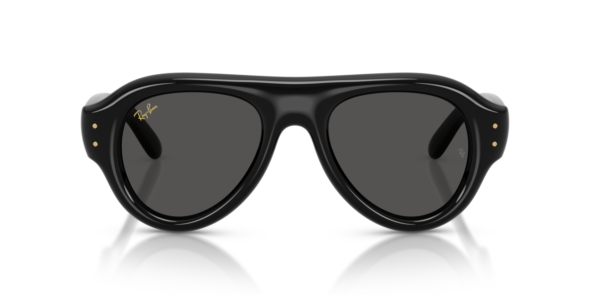 RB4925 Schwarz KunststoffSunglass Frames von B24, Vorderansicht