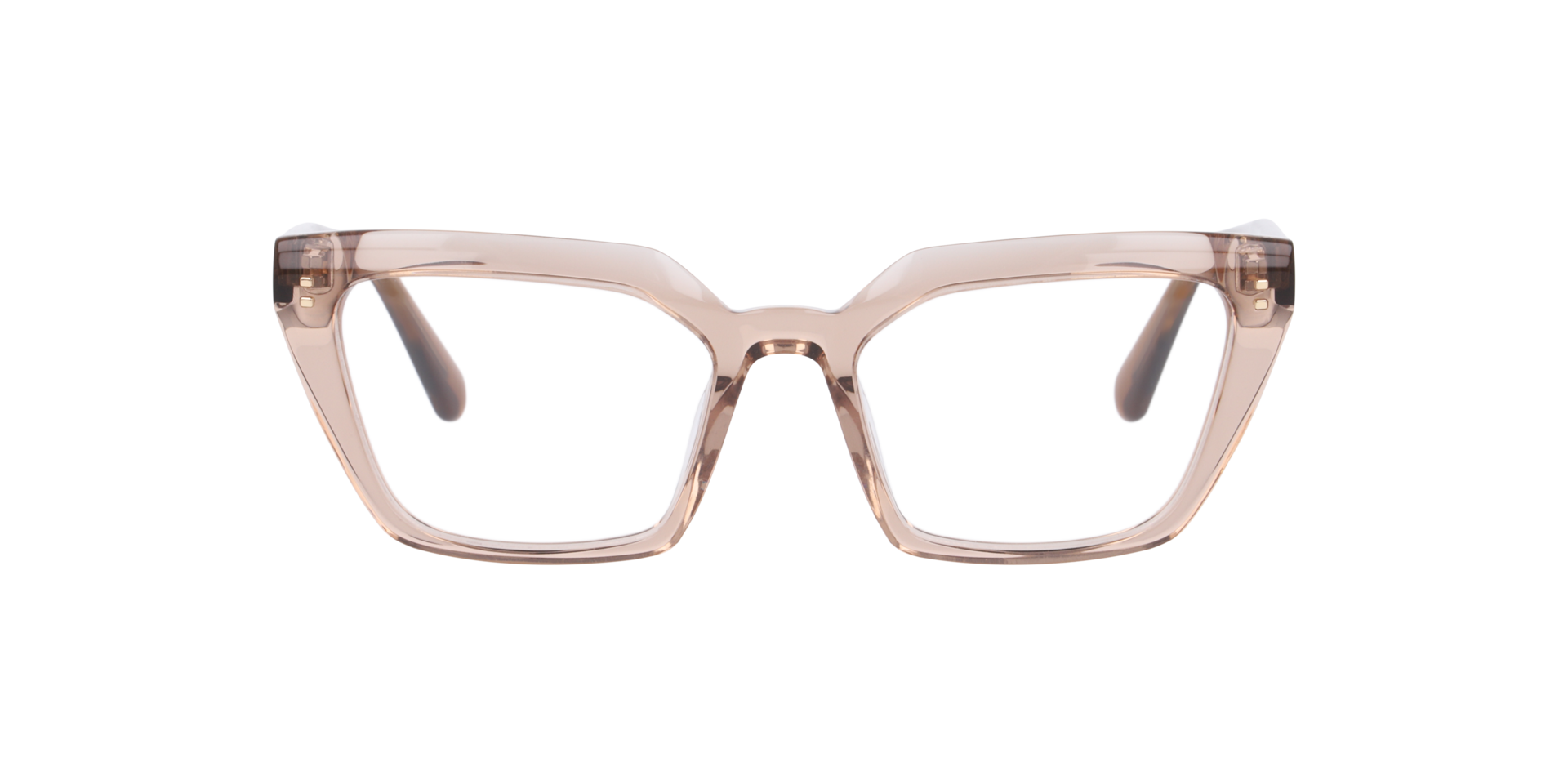 Victoria Crystal Beige AcetatEyeglass Frames von B24, Vorderansicht