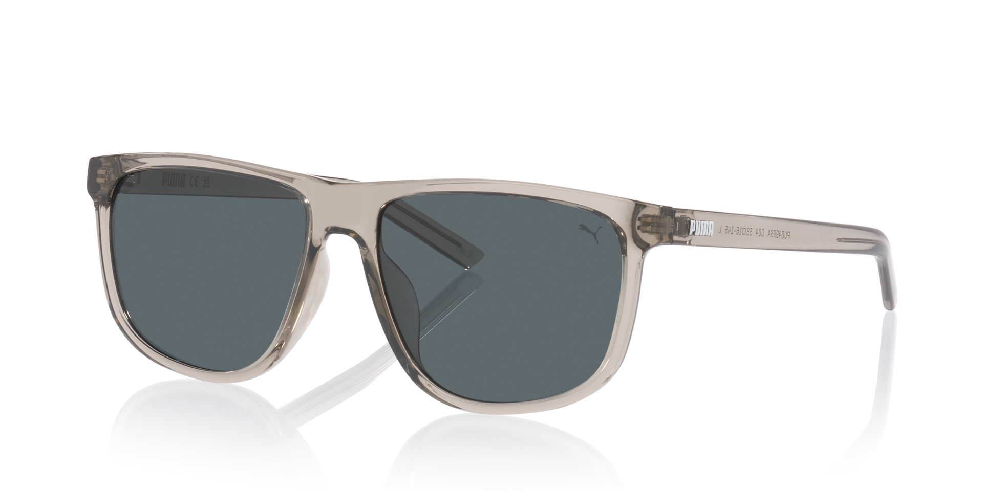 PU0499SA Grijs KunststofSunglass Frames van B24, Hoekweergave