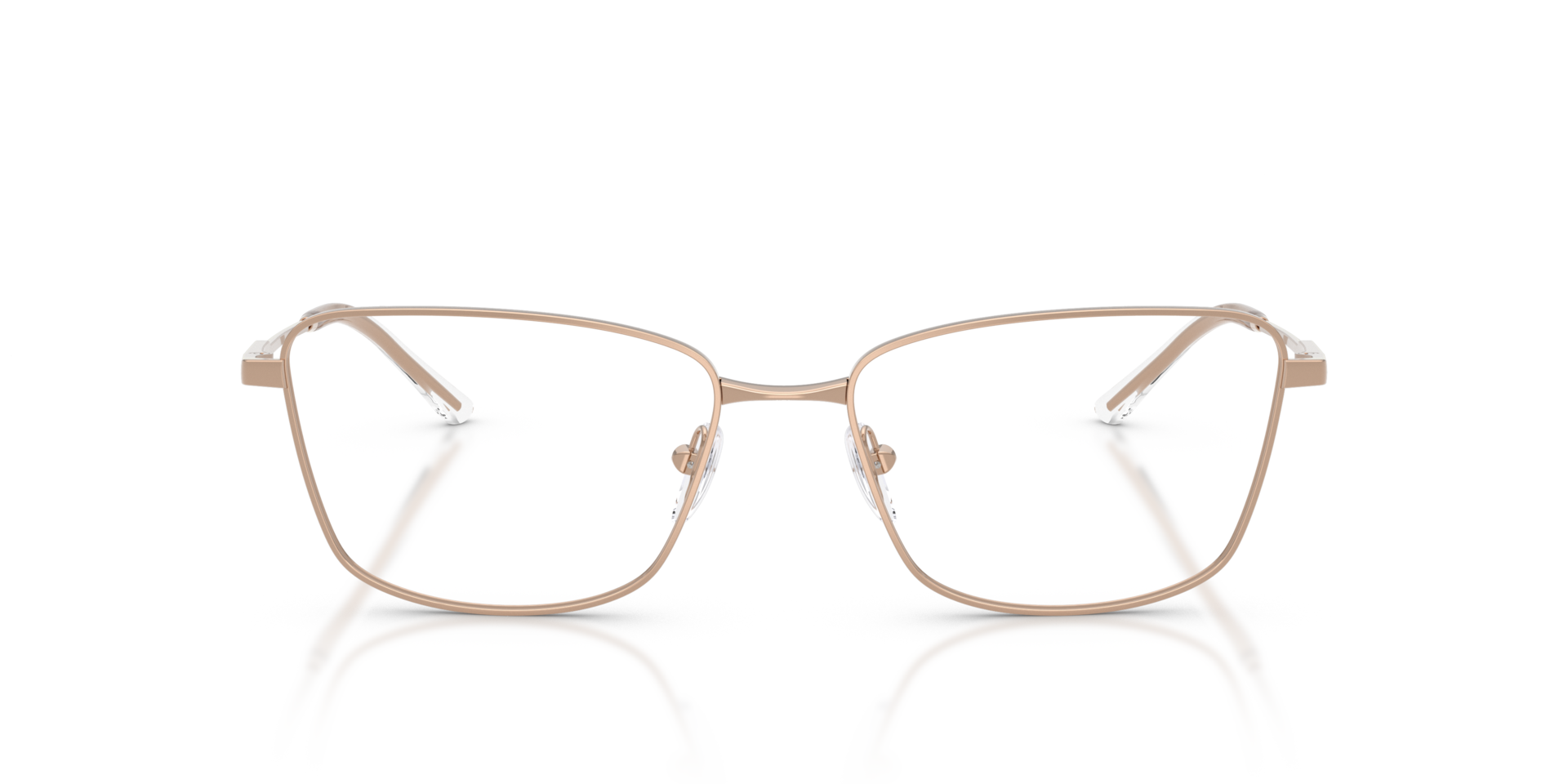 EA1185B Glanzend Roségoud MetaalEyeglass Frames van B24, Vooraanzicht