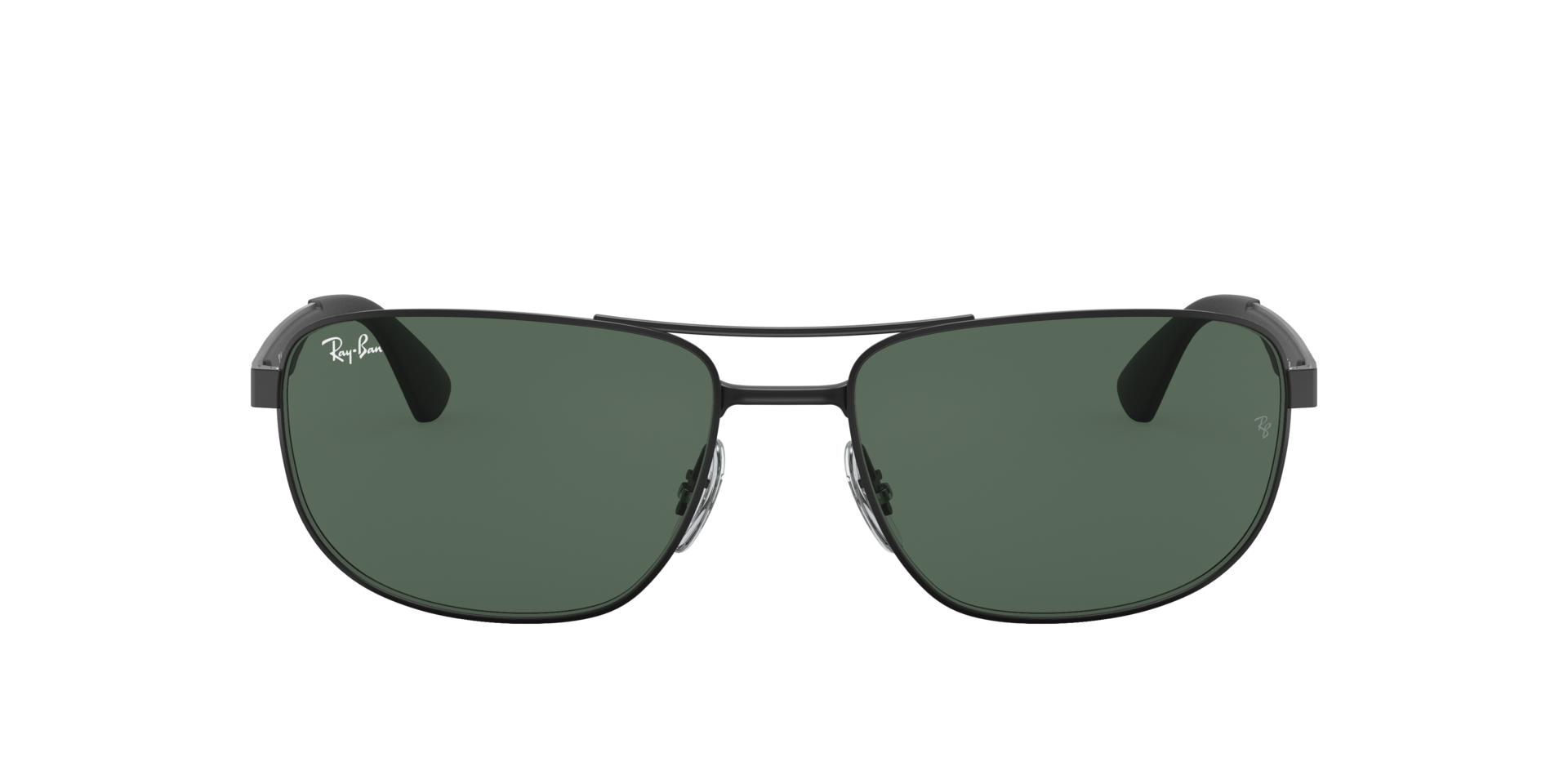 RB3528 Schwarz MetallSunglass Frames von B24, mit getönten Gläsern
