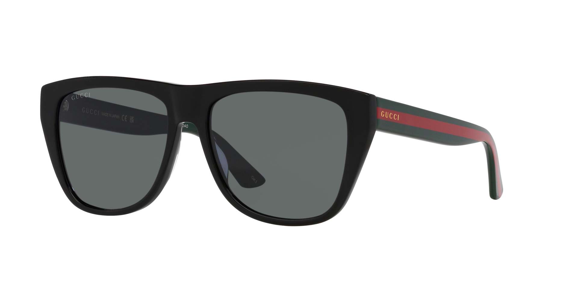 GG0926S Zwart AcetaatSunglass Frames van B24, Hoekweergave
