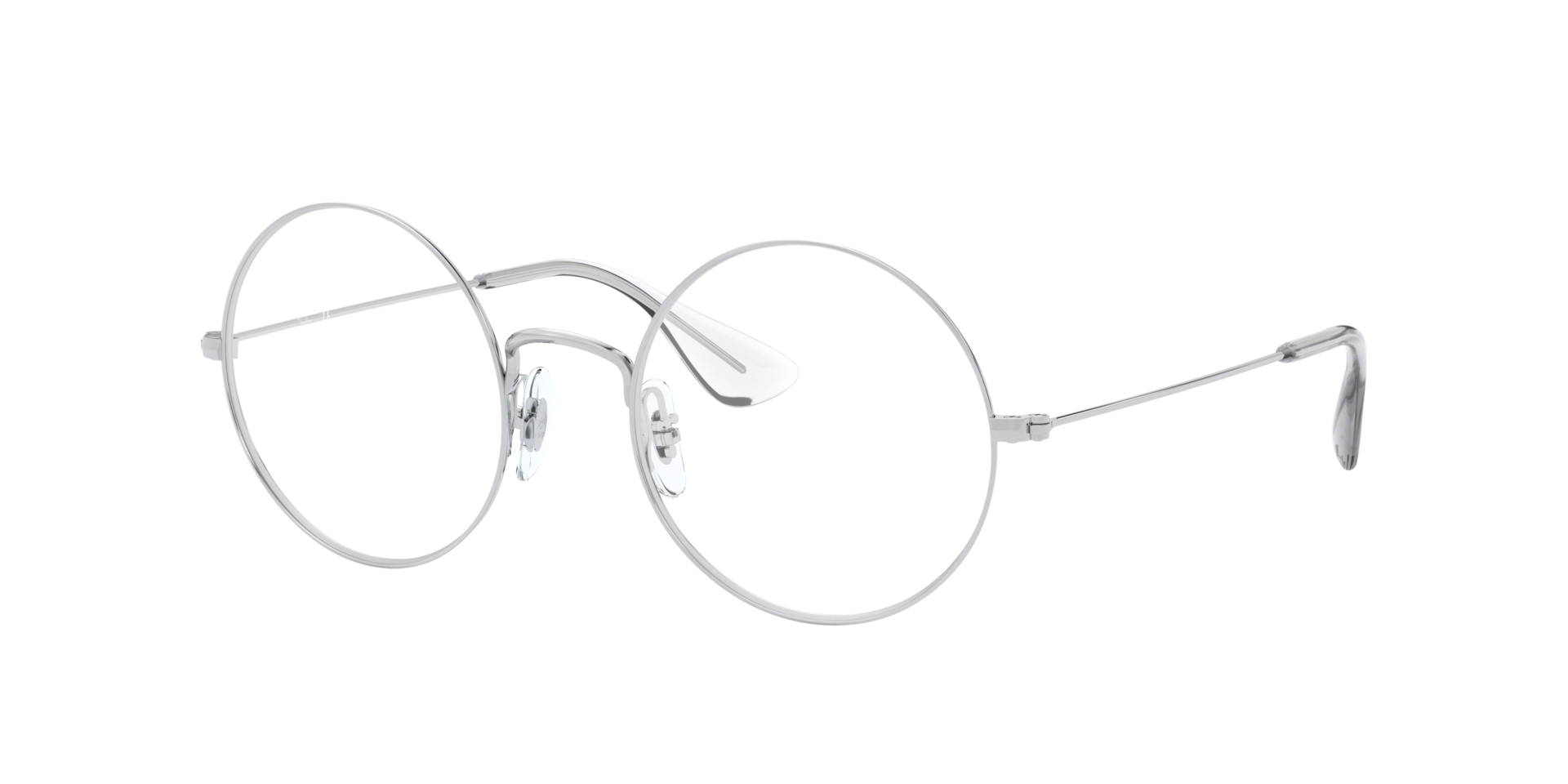 RB6392 Zilver MetaalEyeglass Frames van B24, Hoekweergave