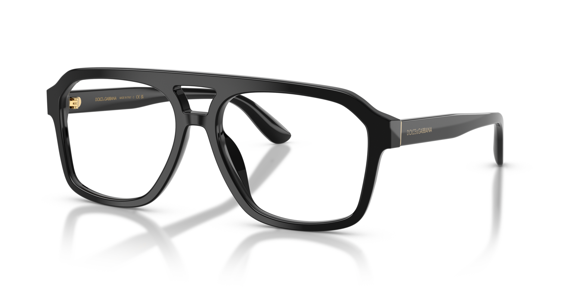 DG3452 Schwarz AcetatEyeglass Frames von B24, Dreiviertelansicht