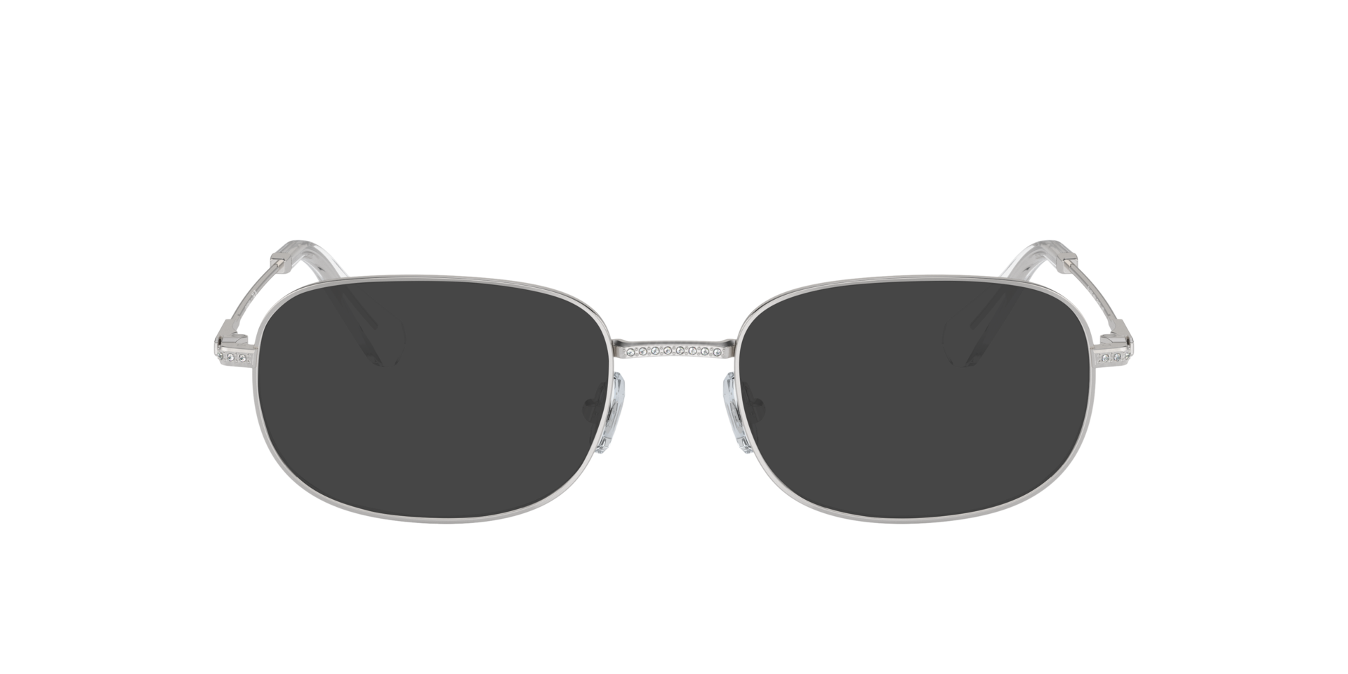 SK1005 Zilver MetaalEyeglass Frames van B24, met getinte lenzen