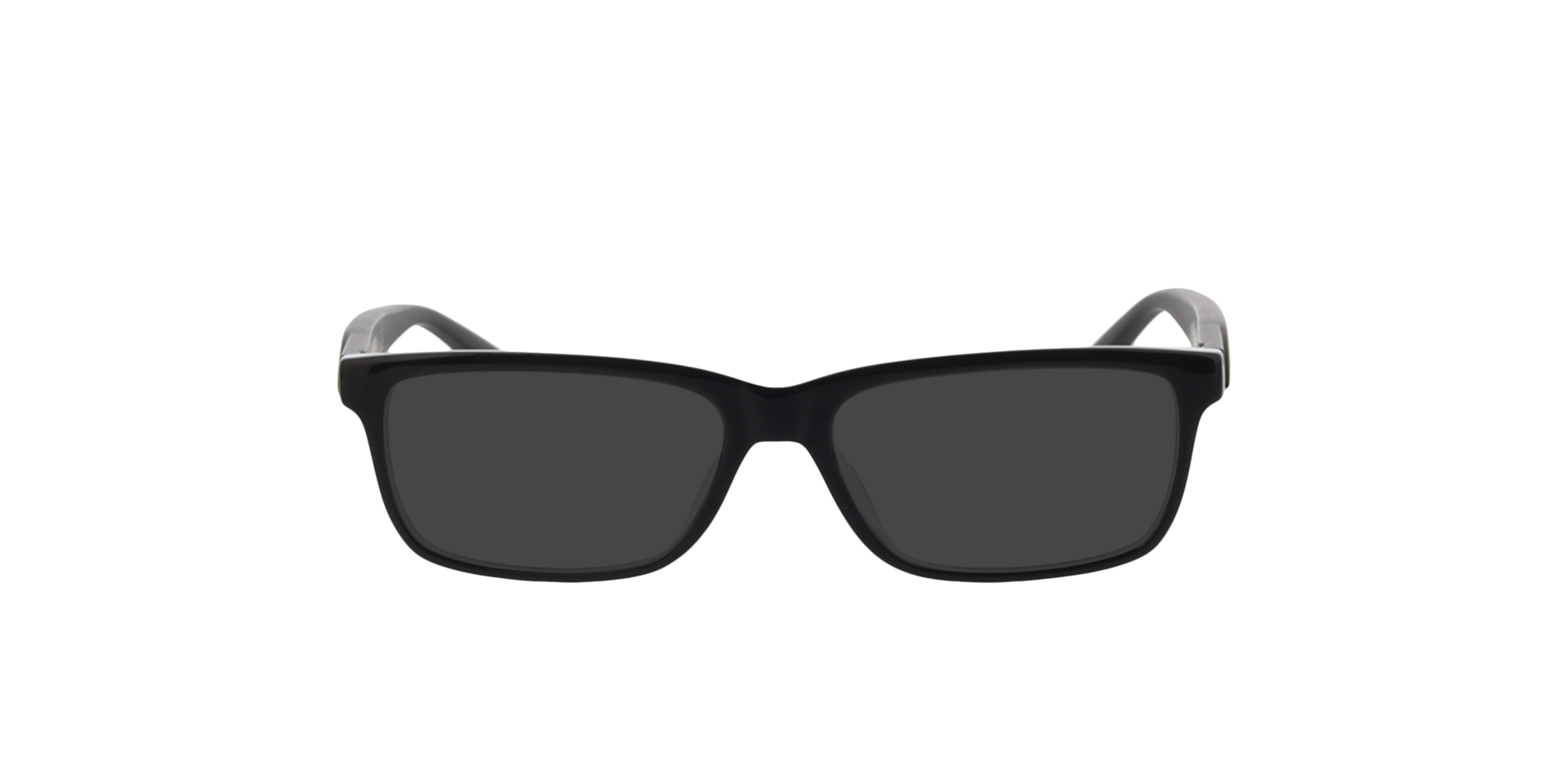 PJ0058O Schwarz KunststoffEyeglass Frames von B24, mit getönten Gläsern