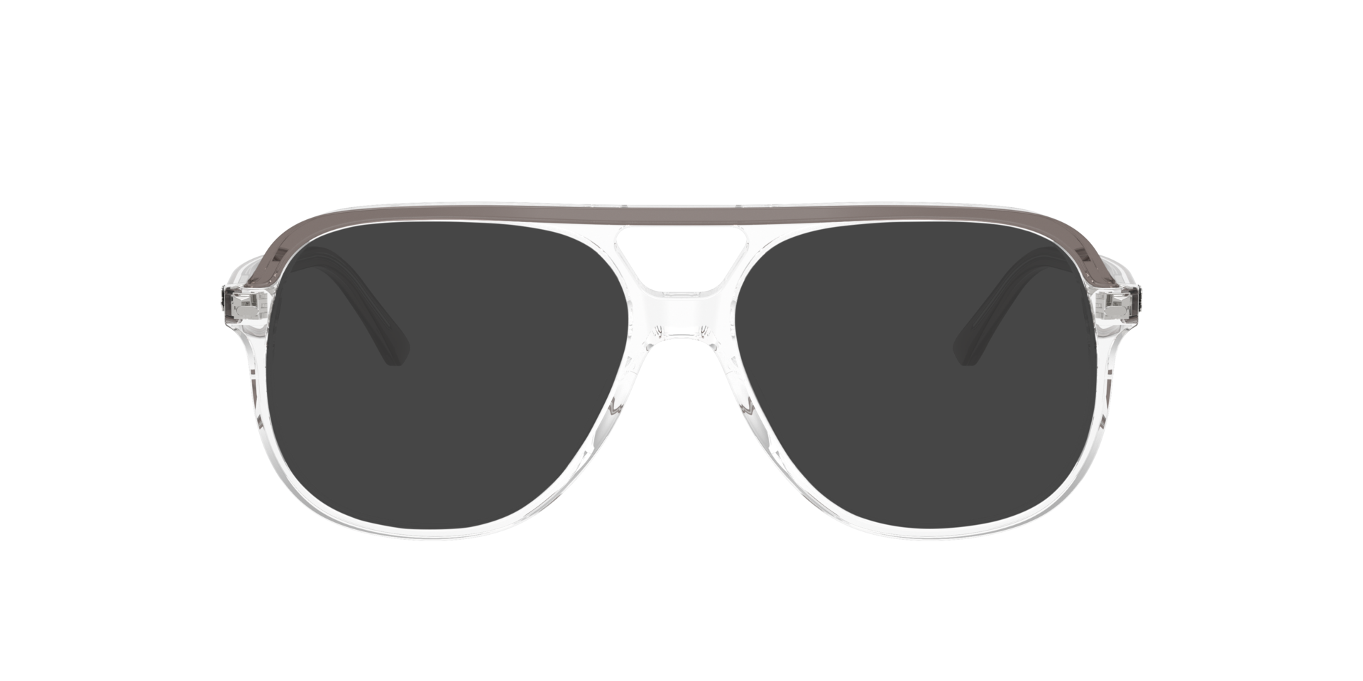 RB5698 Grey Transparent AcetatEyeglass Frames von B24, mit getönten Gläsern