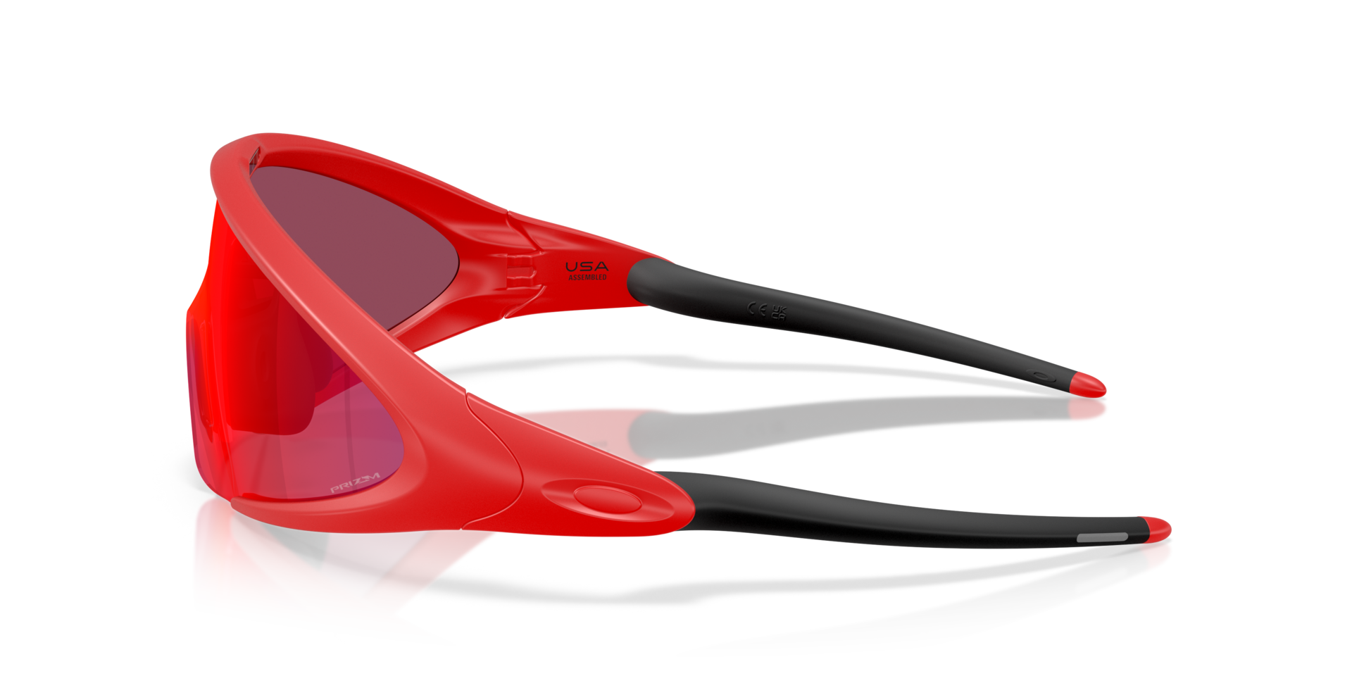 Oakley Ellipse Matte Redline KunststoffSunglass Frames von B24, Seitenansicht