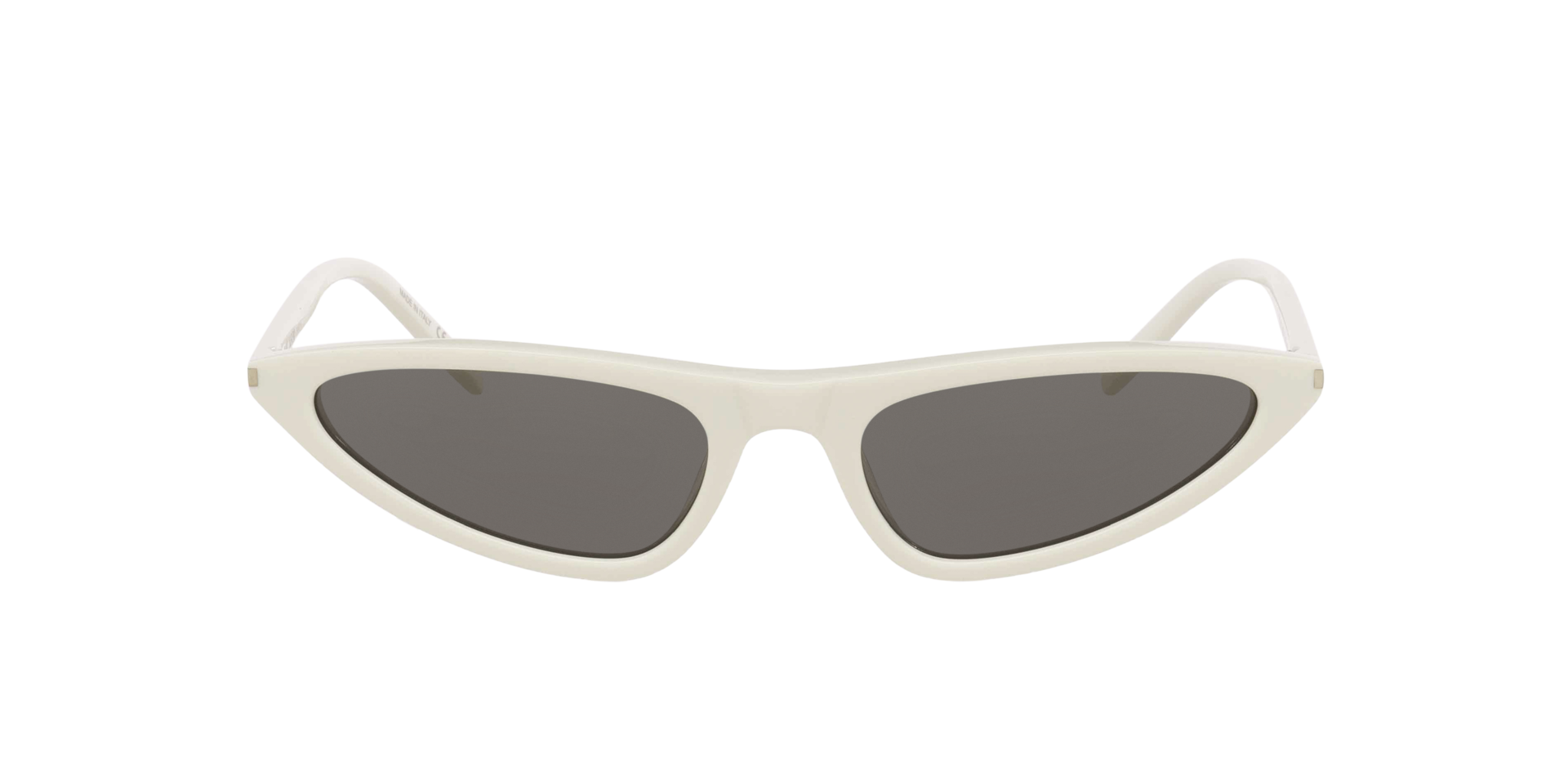 Sl 703 Wit AcetaatSunglass Frames van B24, met getinte lenzen