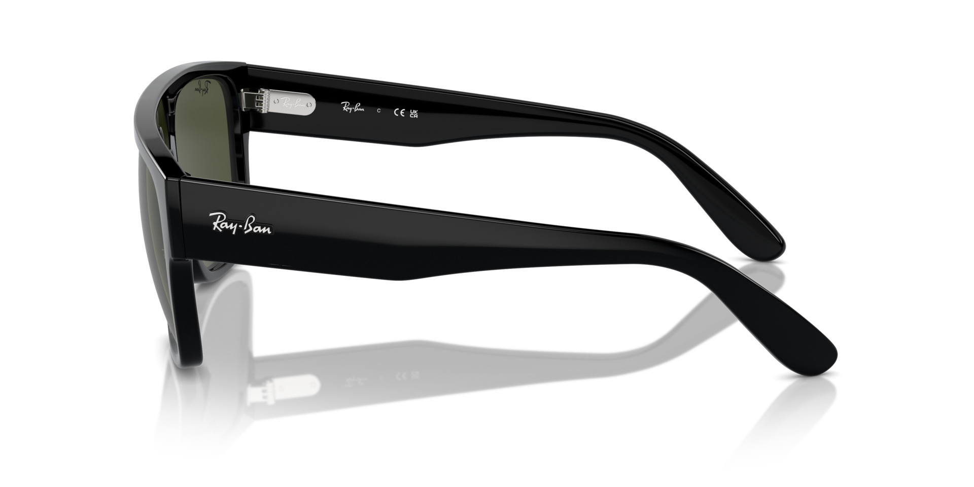 RB0360S Schwarz KunststoffSunglass Frames von B24, Seitenansicht
