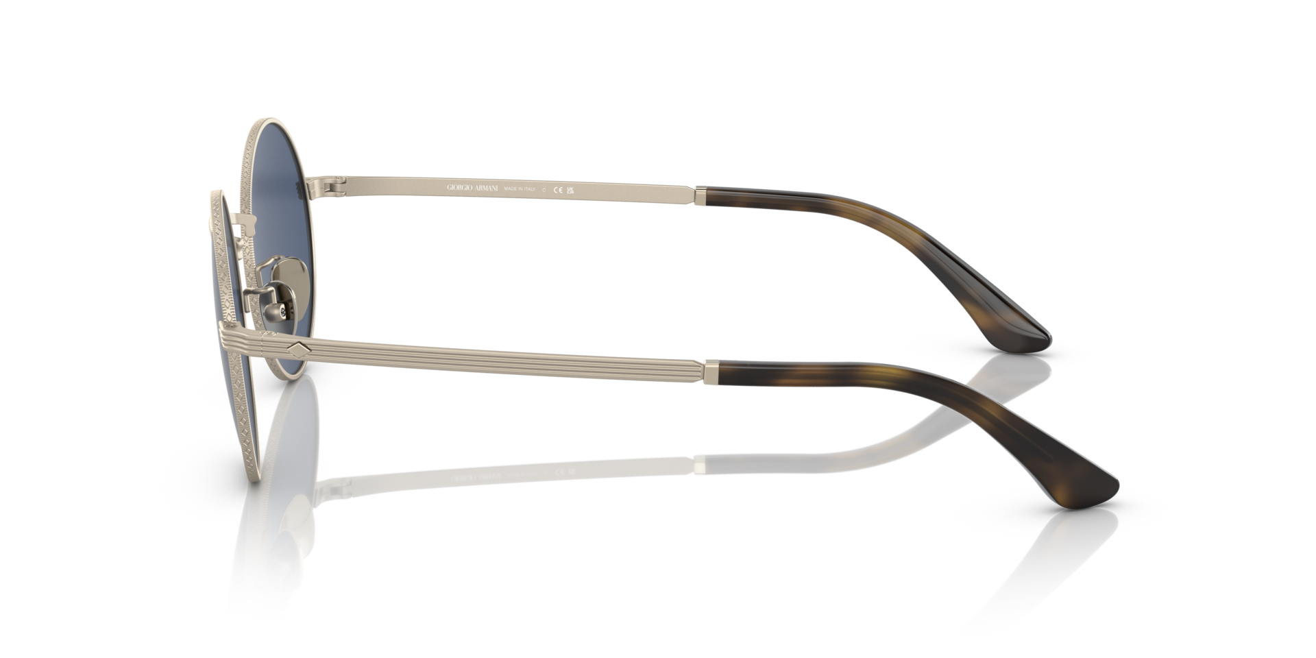 AR6140 Matt Hellgold MetallSunglass Frames von B24, Seitenansicht
