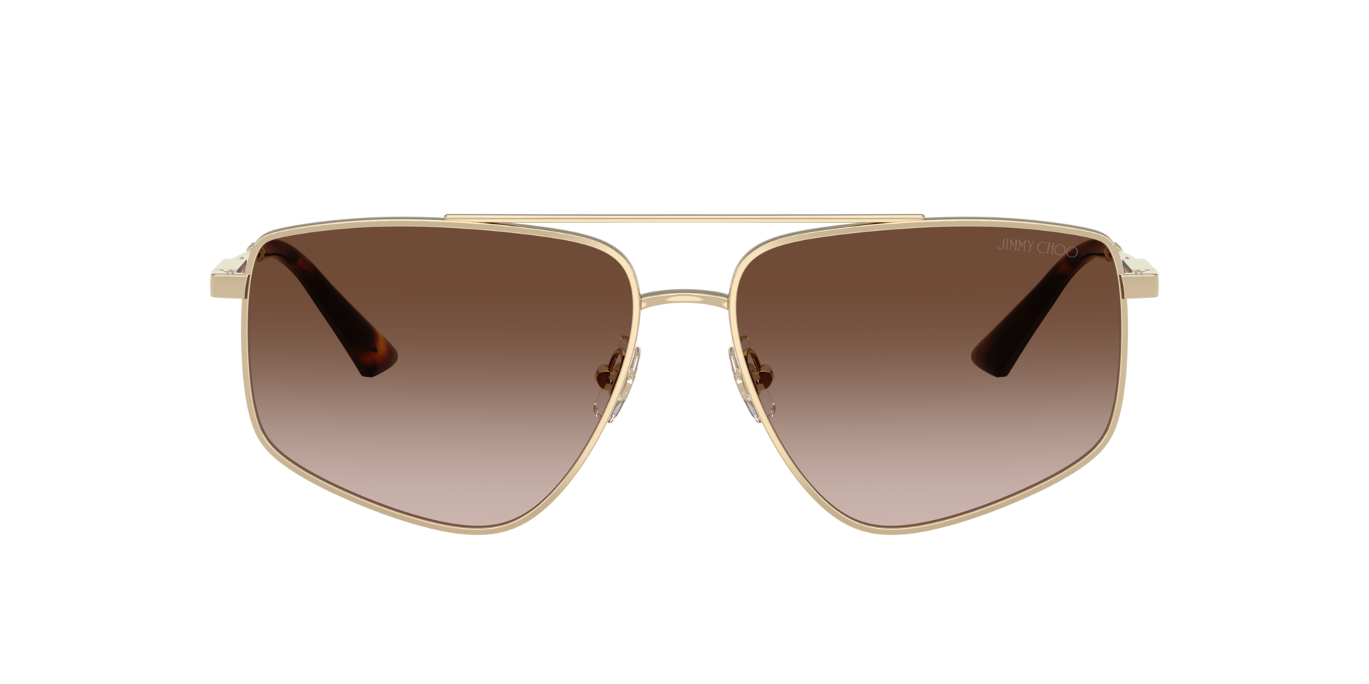 JC4011 Hellgold MetallSunglass Frames von B24, mit getönten Gläsern