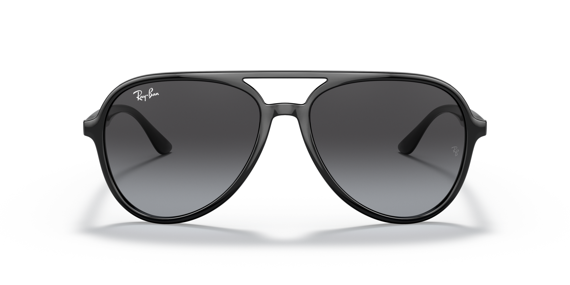 RB4376 Zwart KunststofSunglass Frames van B24, Vooraanzicht