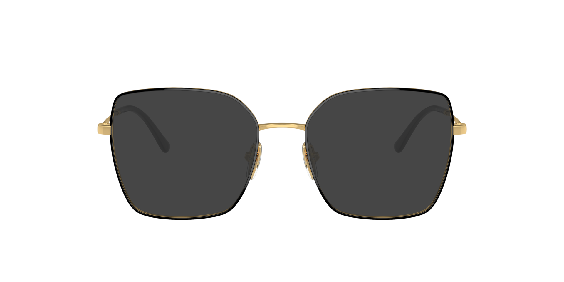 VO4274 Oben Schwarz & Gold MetallEyeglass Frames von B24, mit getönten Gläsern