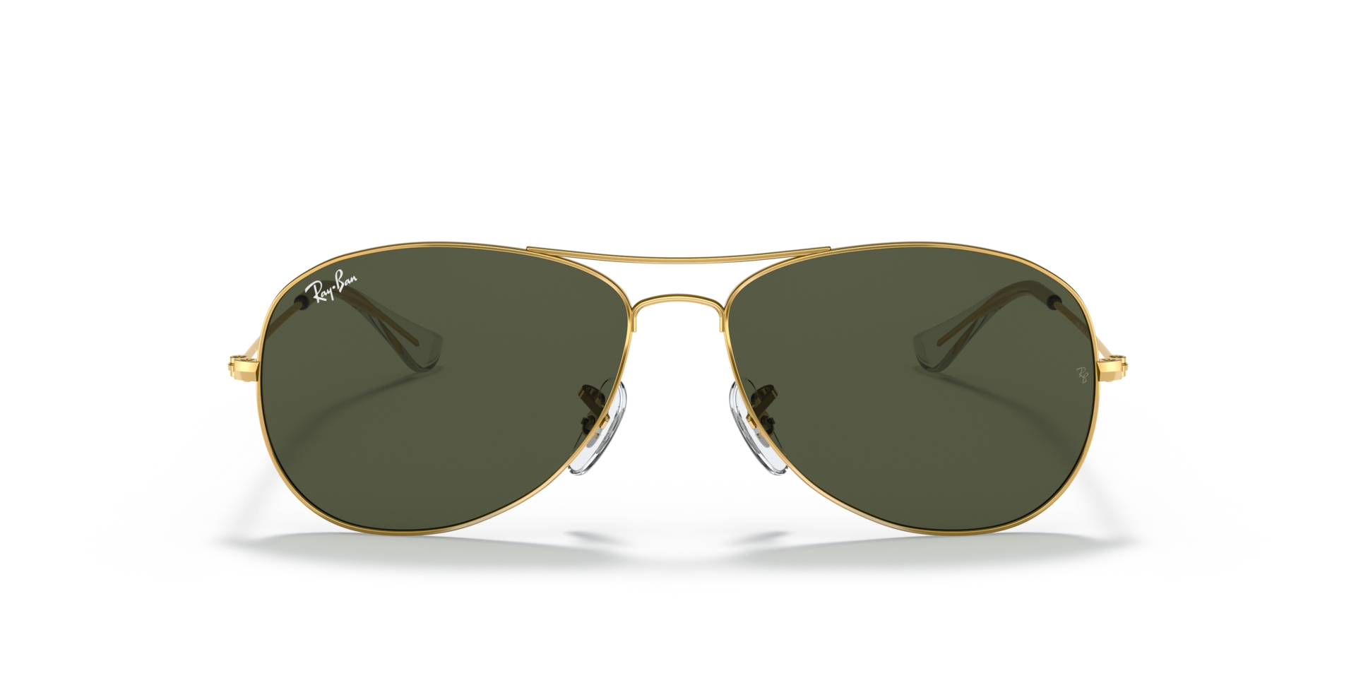 Cockpit Arista Gold MetallSunglass Frames von B24, Vorderansicht