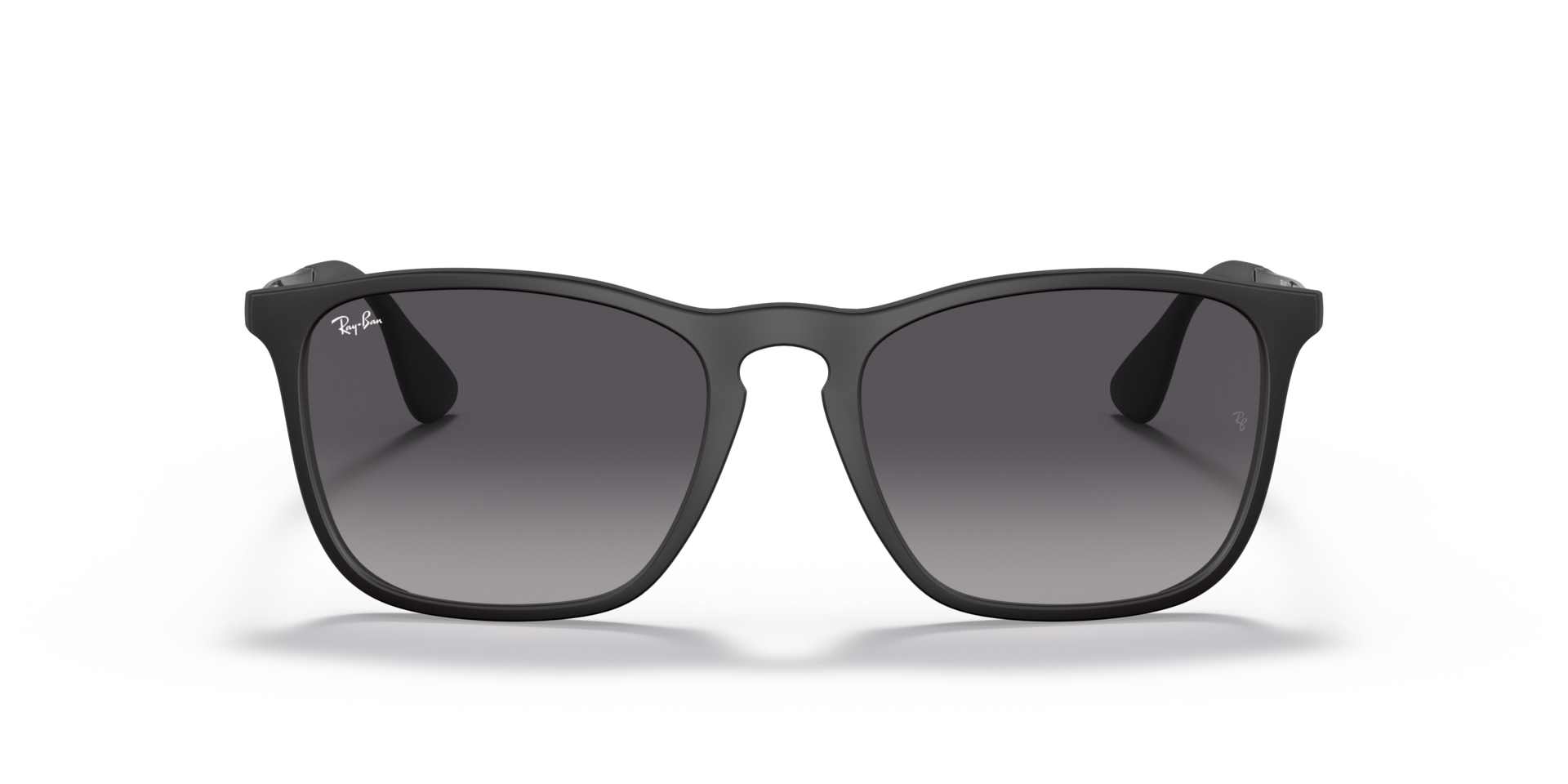 RB4187 Rubber zwart KunststofSunglass Frames van B24, Vooraanzicht