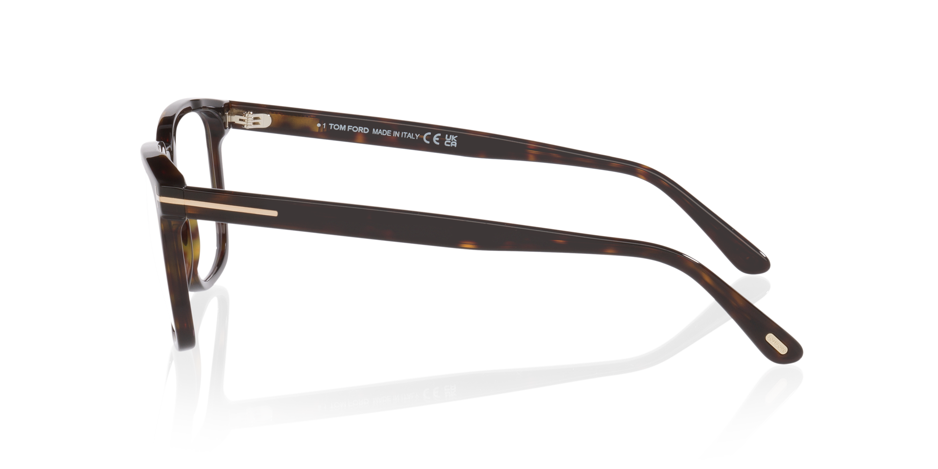 FT6080-B Tortoise Black AcetatEyeglass Frames von B24, Seitenansicht