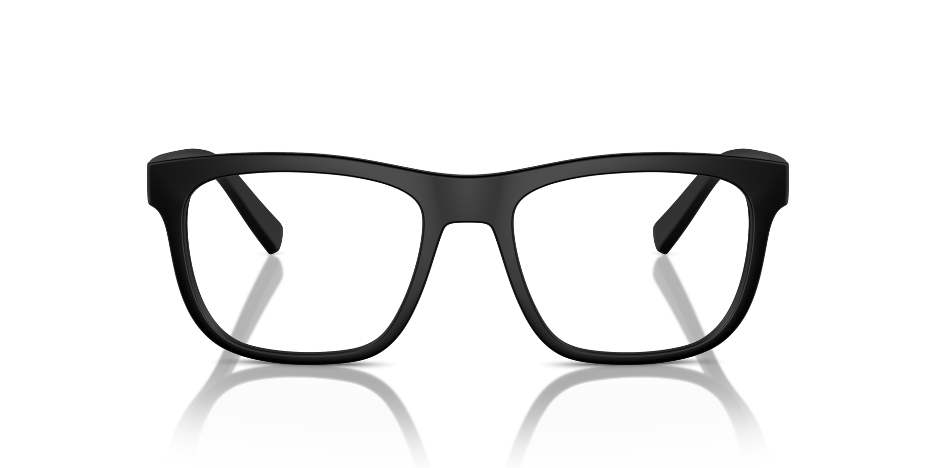 AX3050 Matzwart KunststofEyeglass Frames van B24, Vooraanzicht