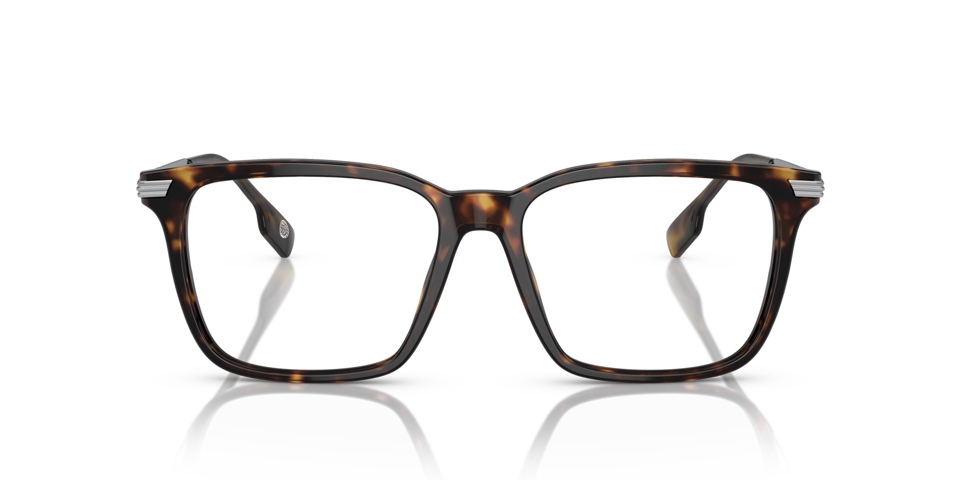 BE2378 Donker Havana AcetaatEyeglass Frames van B24, Vooraanzicht