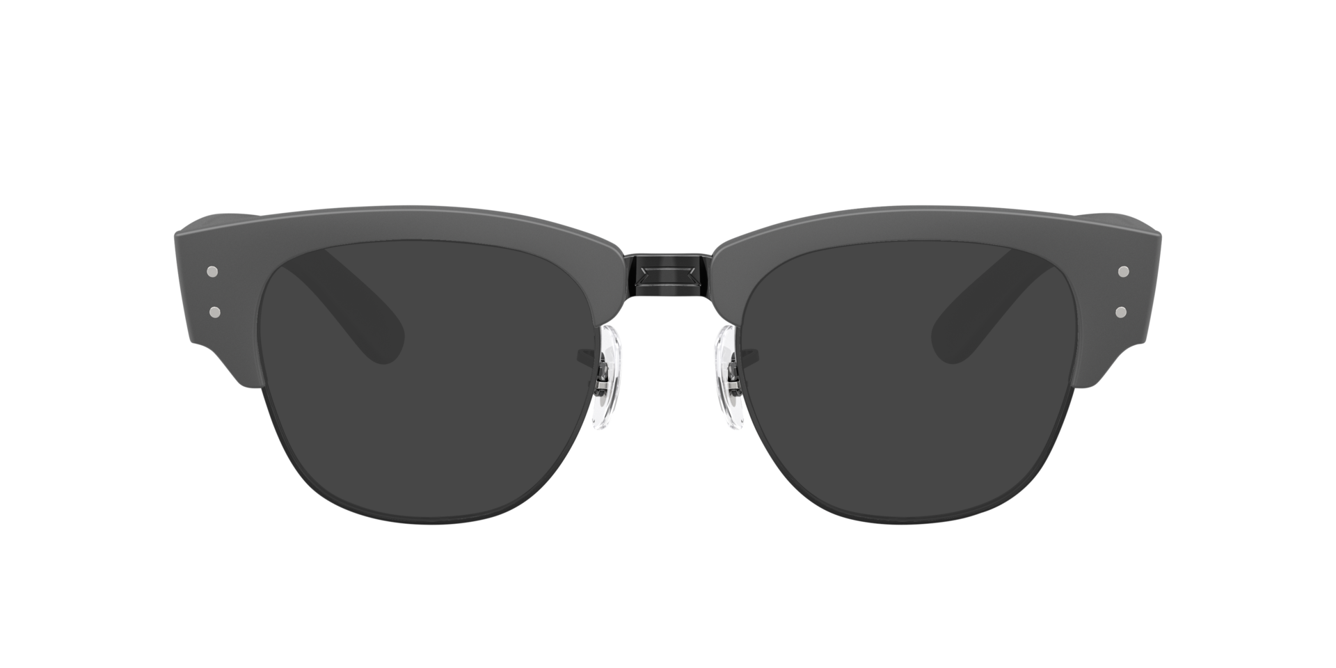 RB7316V Sand Grey On Black KunststoffEyeglass Frames von B24, mit getönten Gläsern