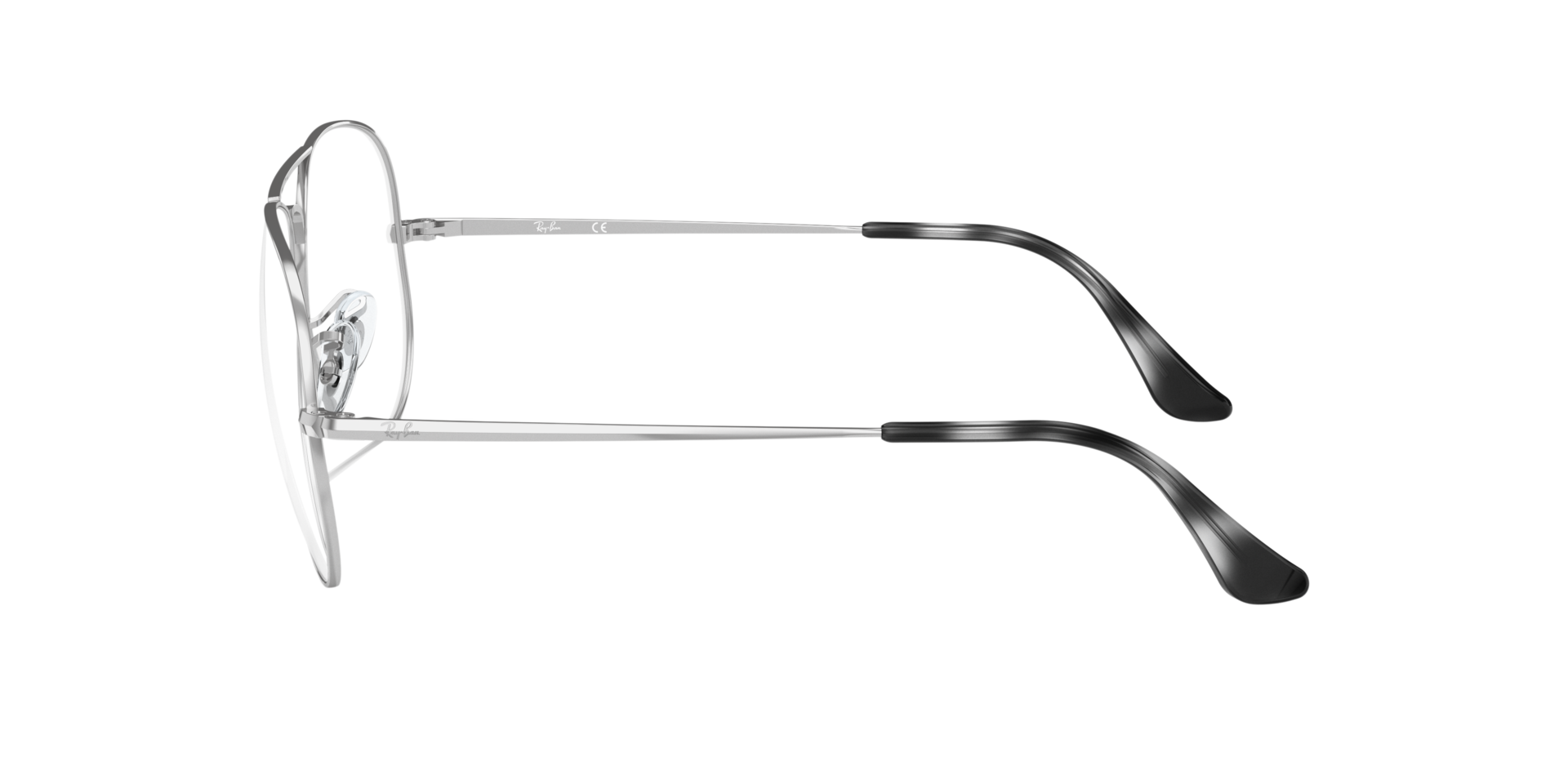 RB6489 Silber MetallEyeglass Frames von B24, Seitenansicht