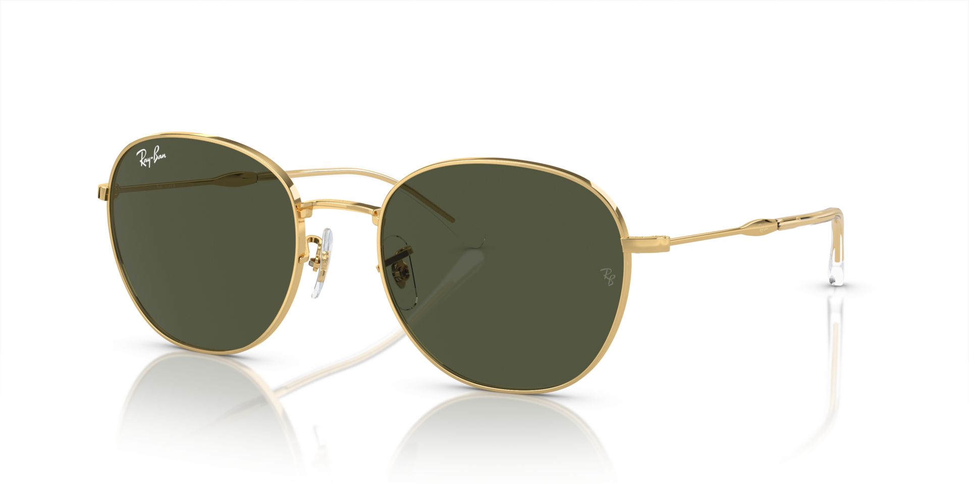 RB3809 Arista goud MetaalSunglass Frames van B24, Hoekweergave