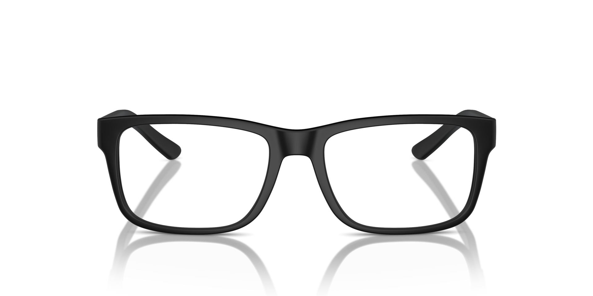 AX3016 Matt Schwarz KunststoffEyeglass Frames von B24, Vorderansicht