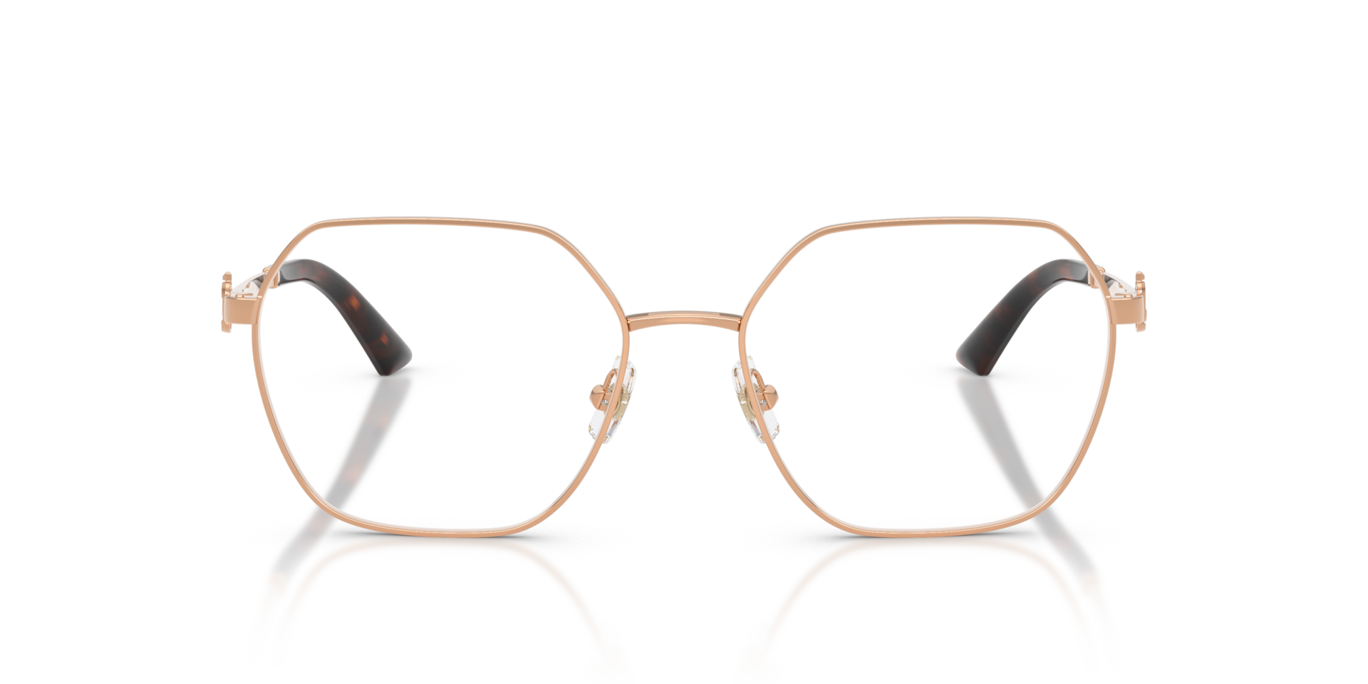 JC2023B Rotgold MetallEyeglass Frames von B24, Vorderansicht