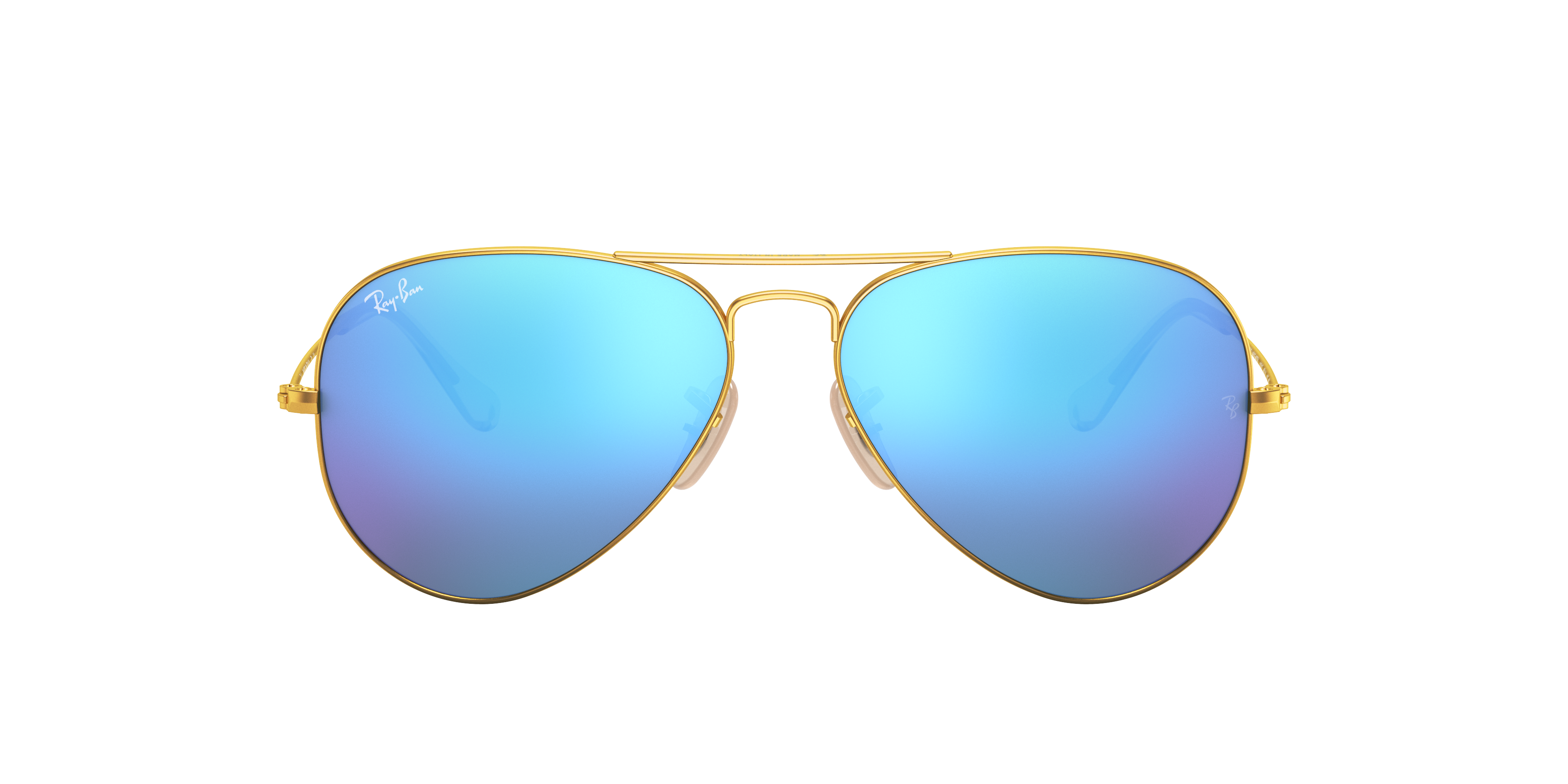 Ray-Ban Unisex Gold,Silver,Arista Gold 8053672000481 Gold/Silver/Arista Gold, Size: Large