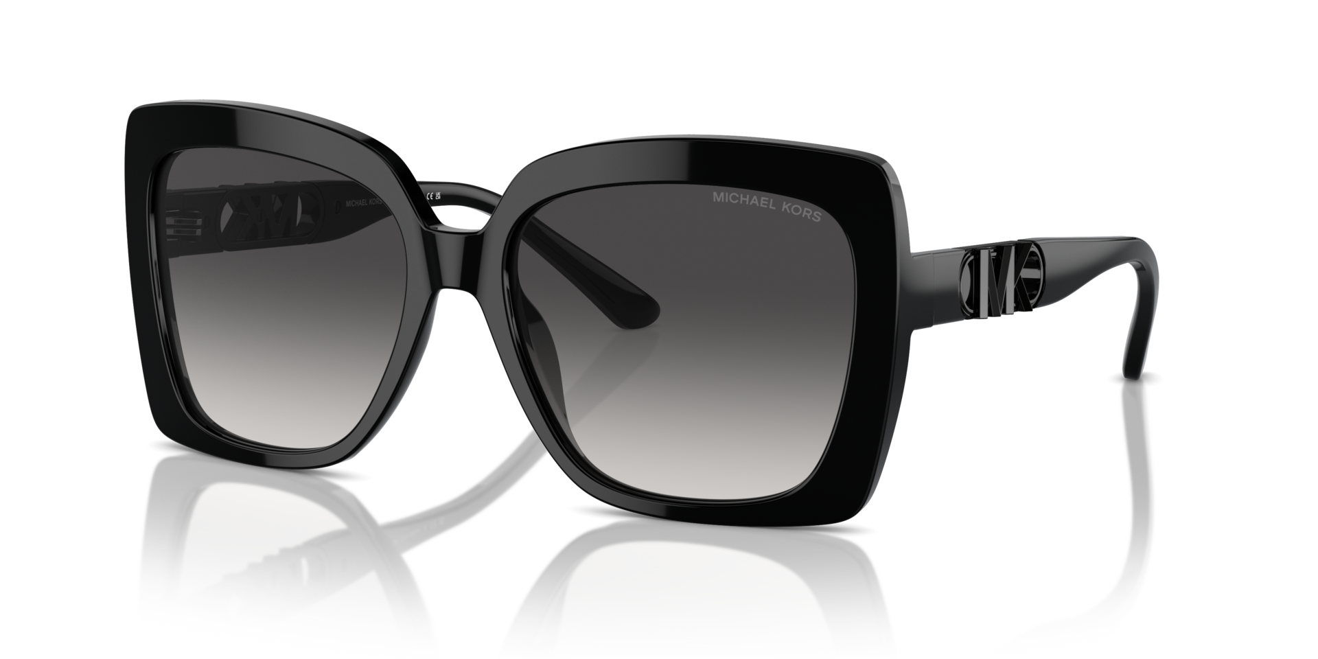 MK2213 Schwarz AcetatSunglass Frames von B24, Dreiviertelansicht
