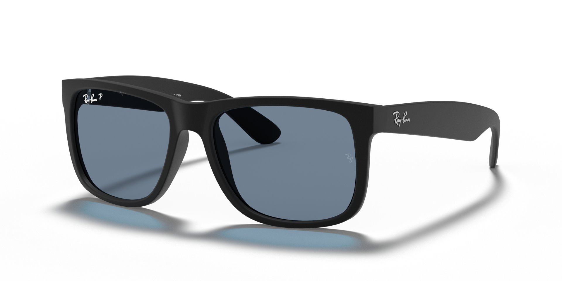 RB4165 Rubber Black KunststoffSunglass Frames von B24, Dreiviertelansicht