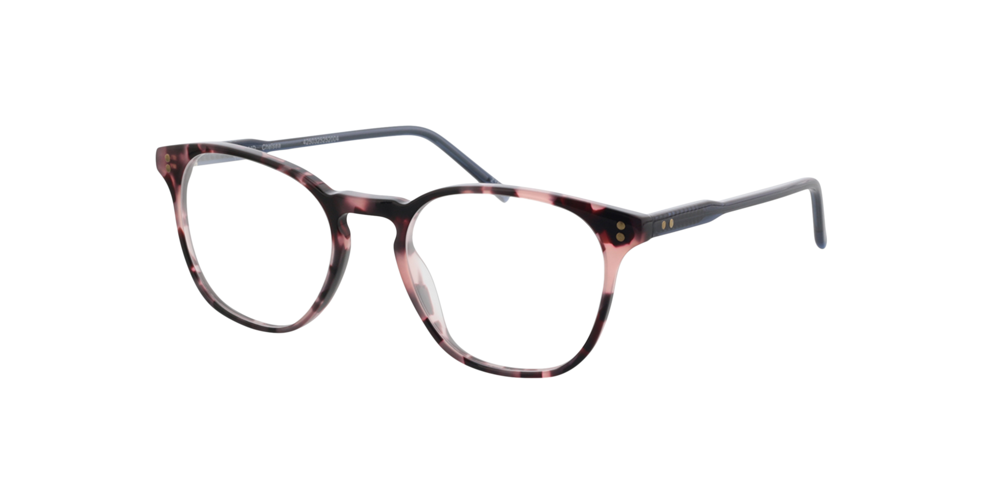 Chelsea Pink Havana AcetatEyeglass Frames von B24, Dreiviertelansicht