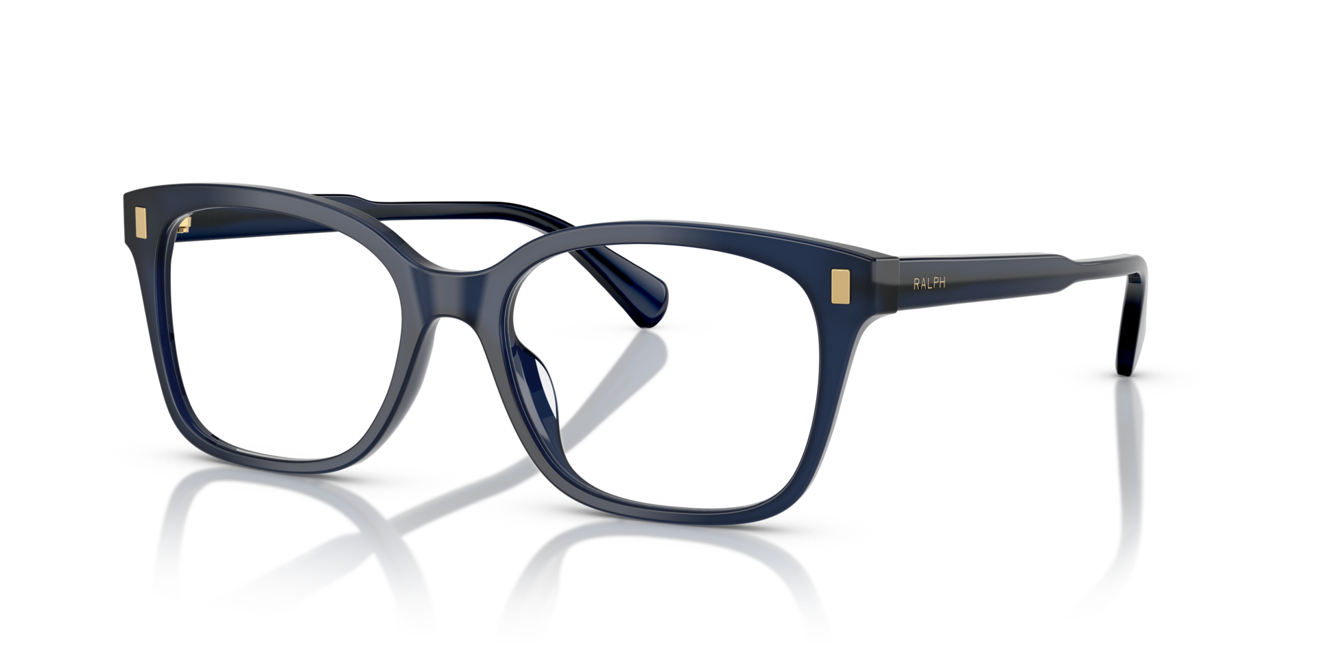 RA7174U Shiny Opalescent Blue AcetaatEyeglass Frames van B24, Hoekweergave